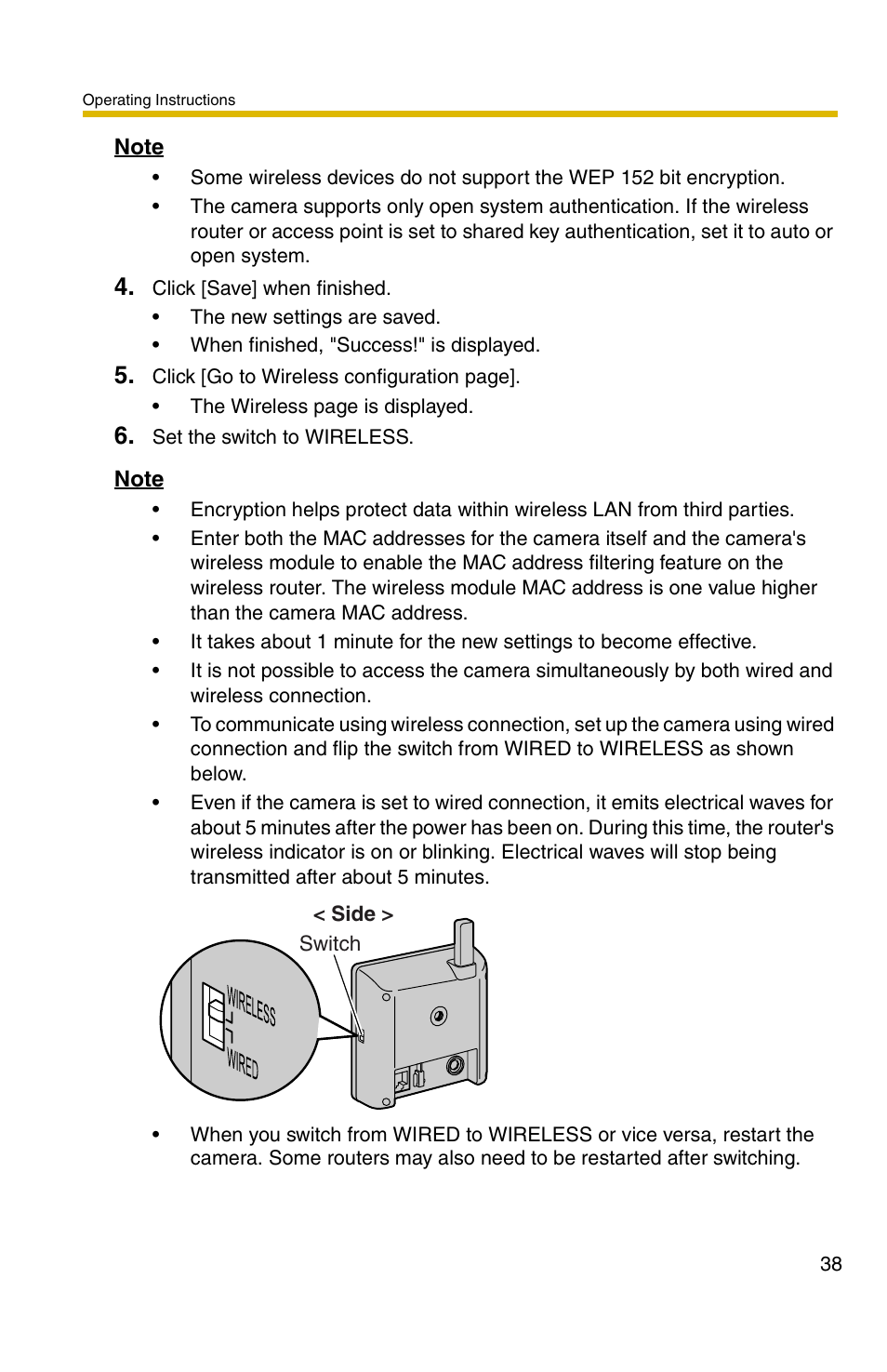 Panasonic BL-C1A User Manual | Page 38 / 141