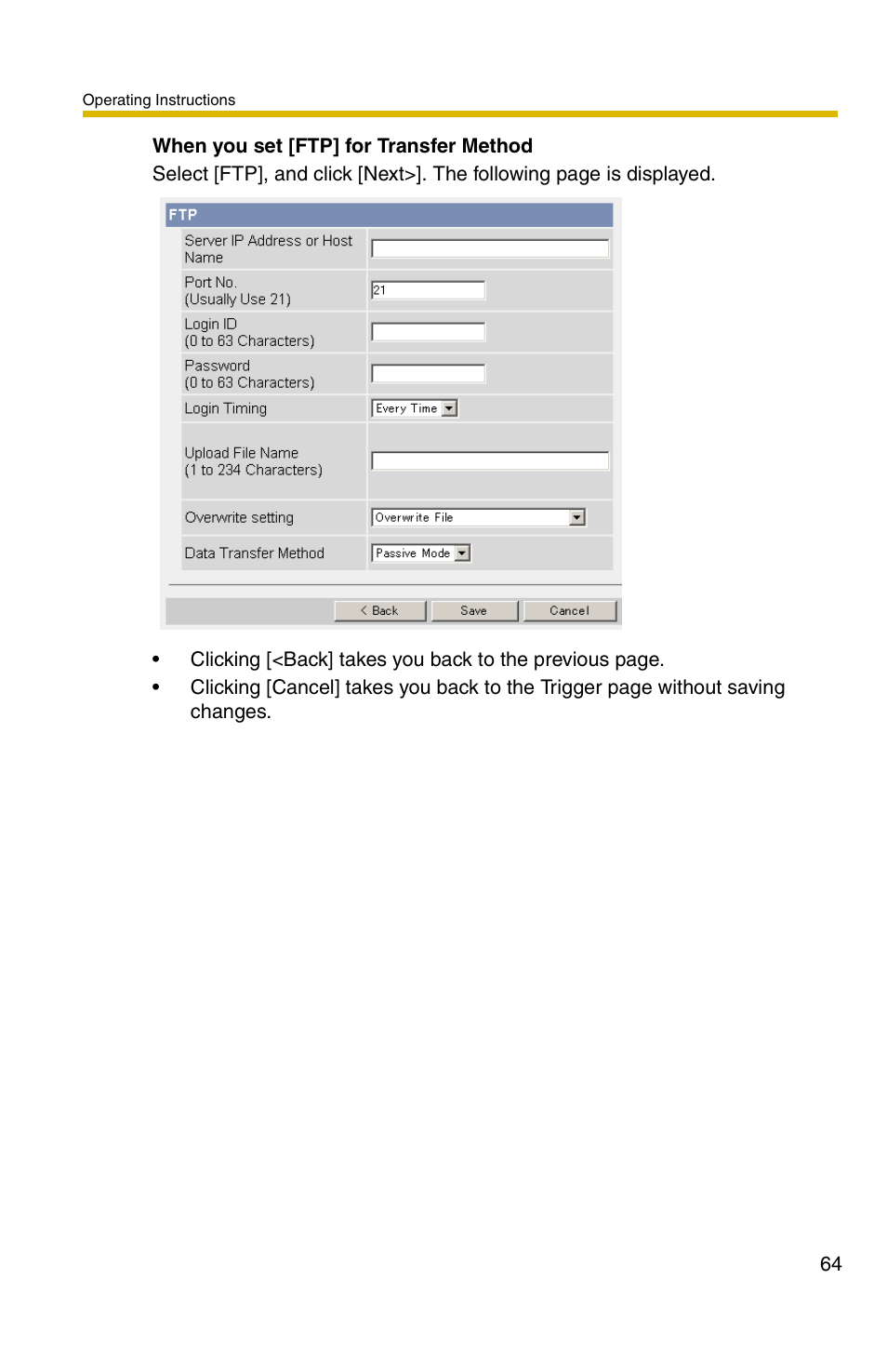 Panasonic BL-C1A User Manual | Page 64 / 141
