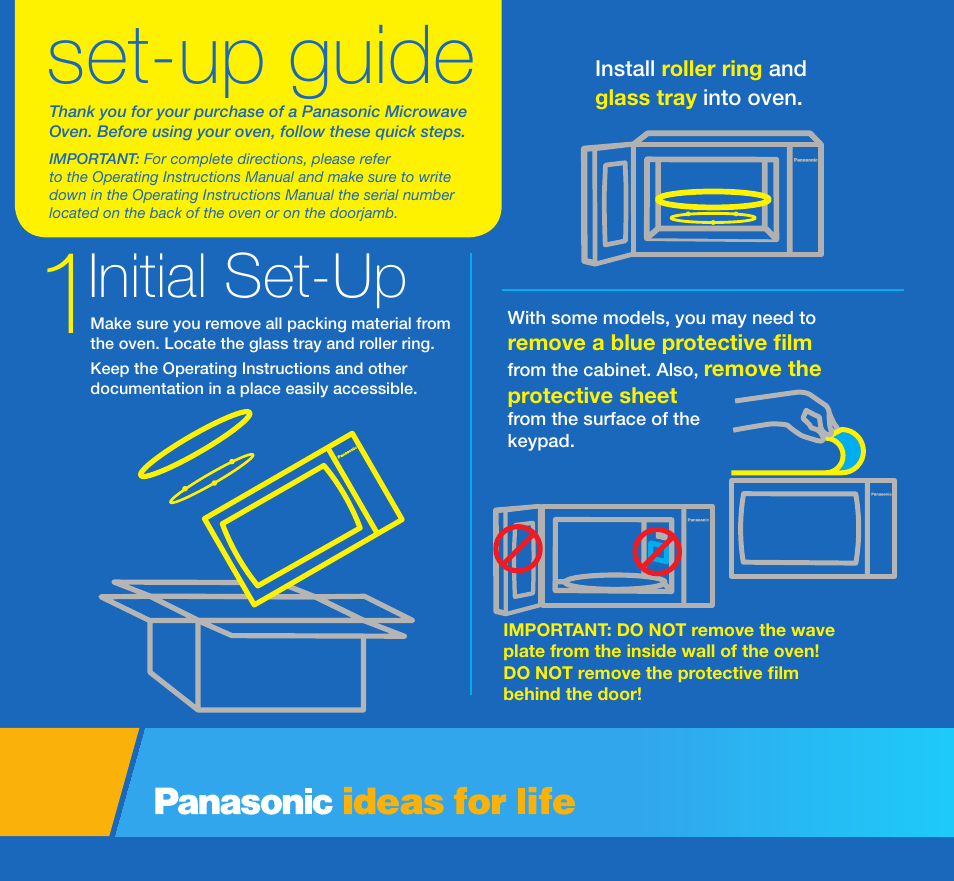 Panasonic NN-H965BF User Manual | 8 pages