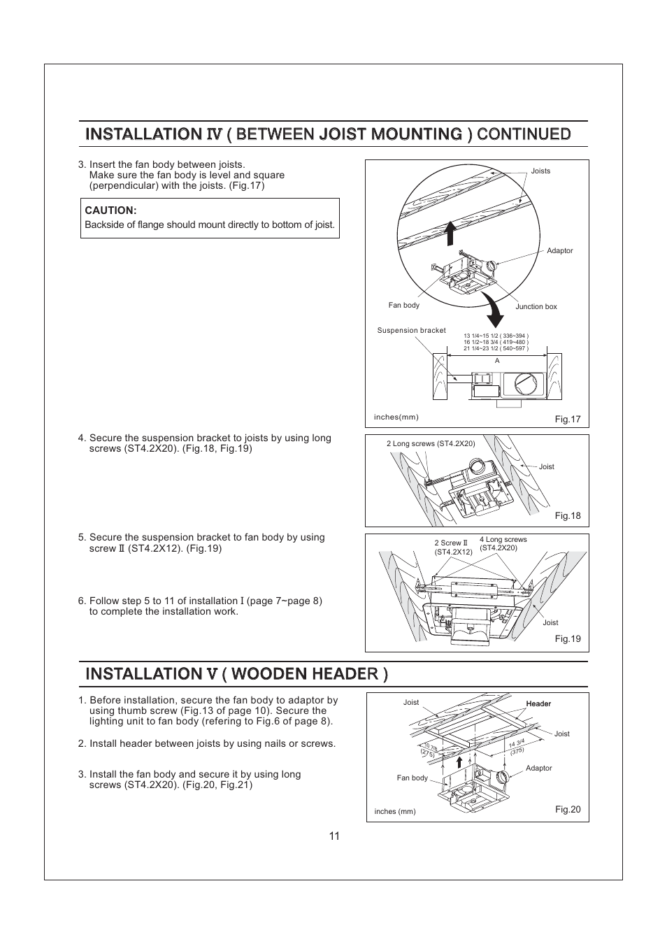Panasonic FV-08VSL1 User Manual | Page 11 / 15