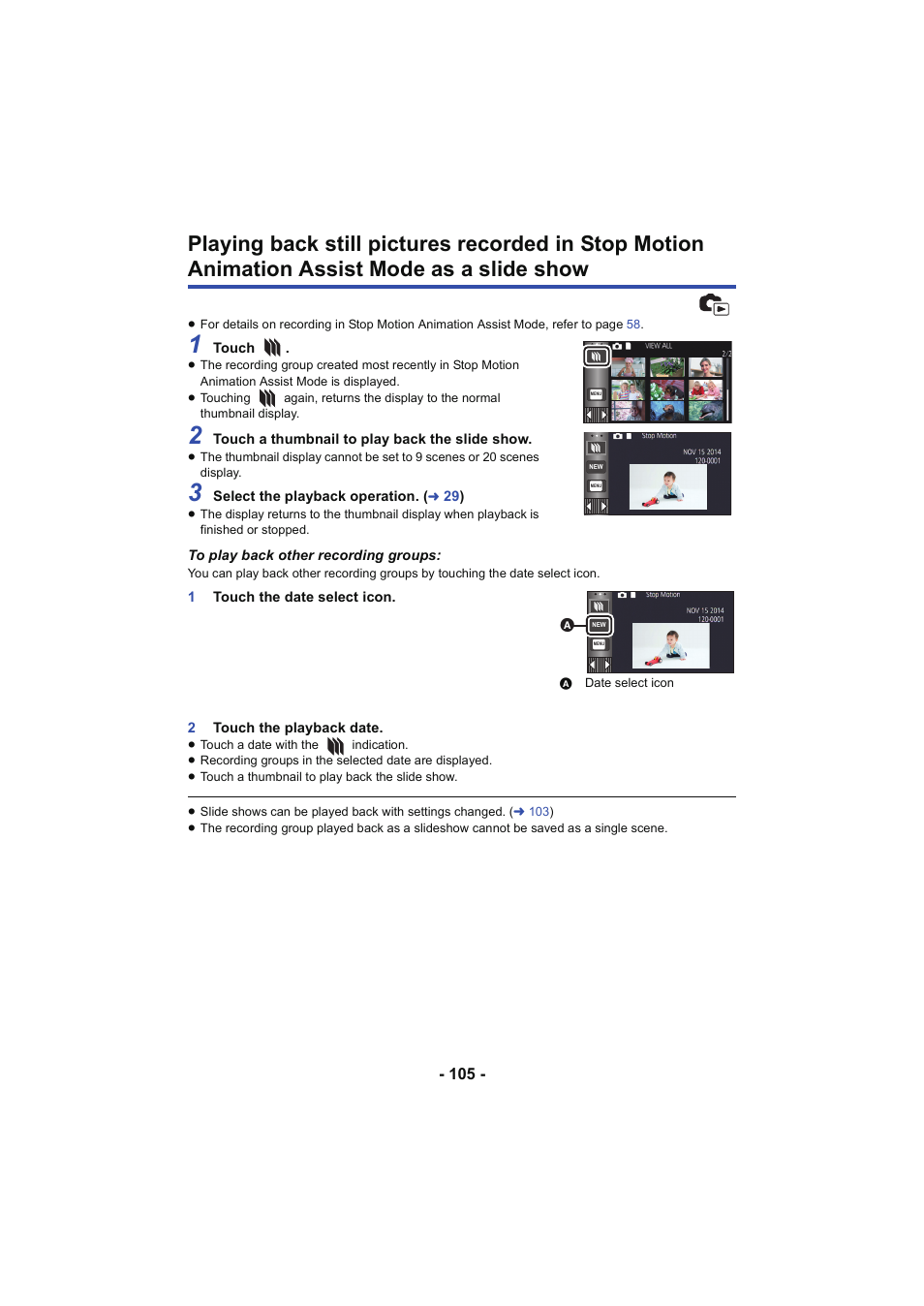 L 105 | Panasonic HC-W850K User Manual | Page 105 / 220