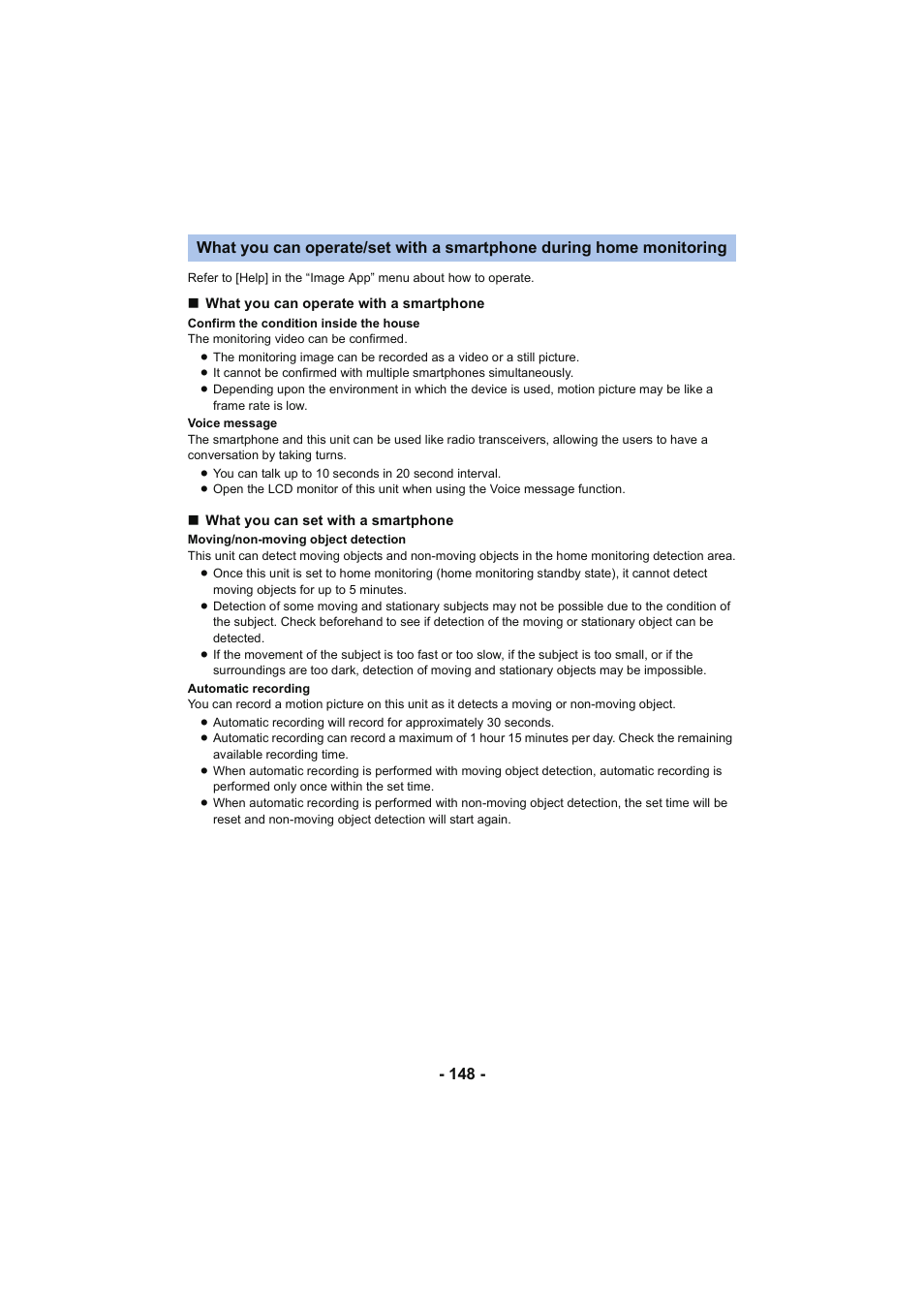 Panasonic HC-W850K User Manual | Page 148 / 220