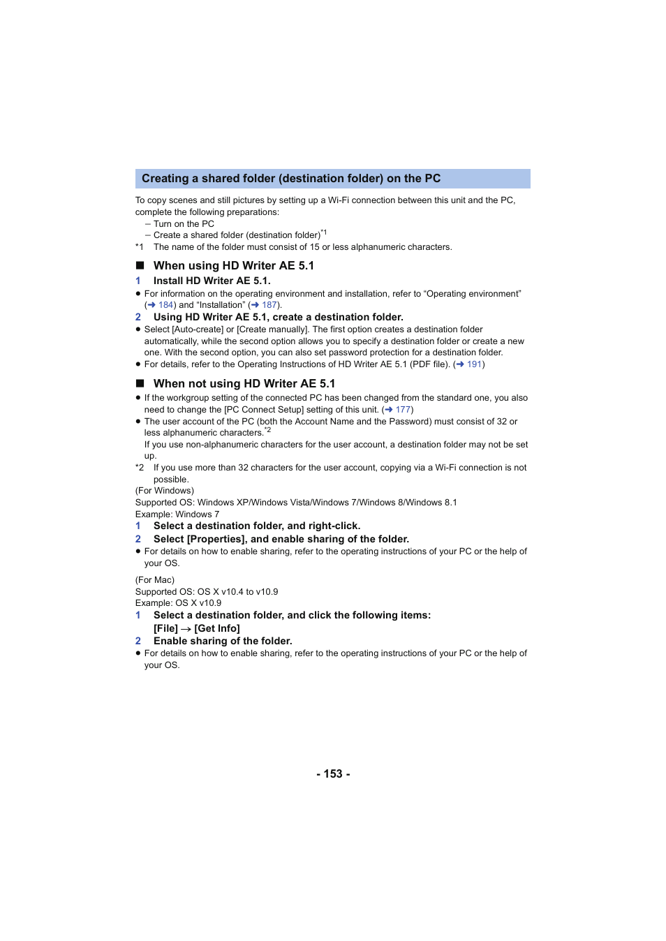 Panasonic HC-W850K User Manual | Page 153 / 220