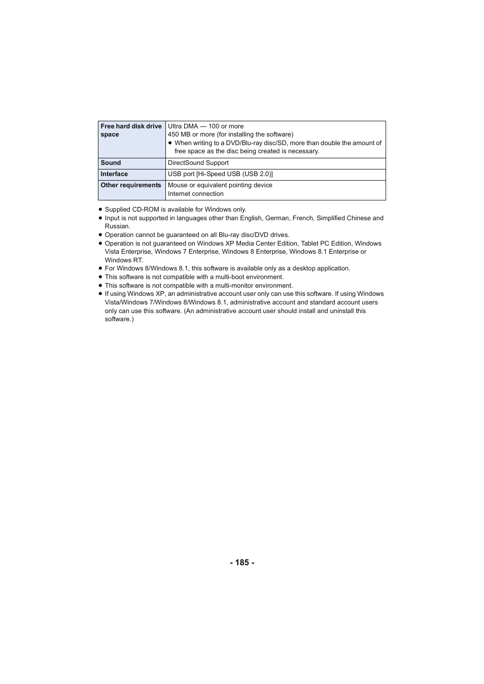 Panasonic HC-W850K User Manual | Page 185 / 220
