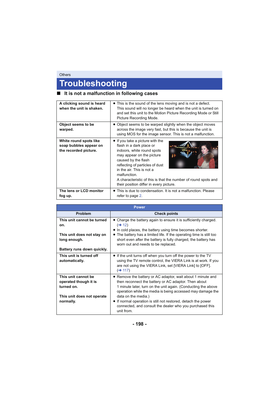 Troubleshooting, L 198, For detai | Panasonic HC-W850K User Manual | Page 198 / 220