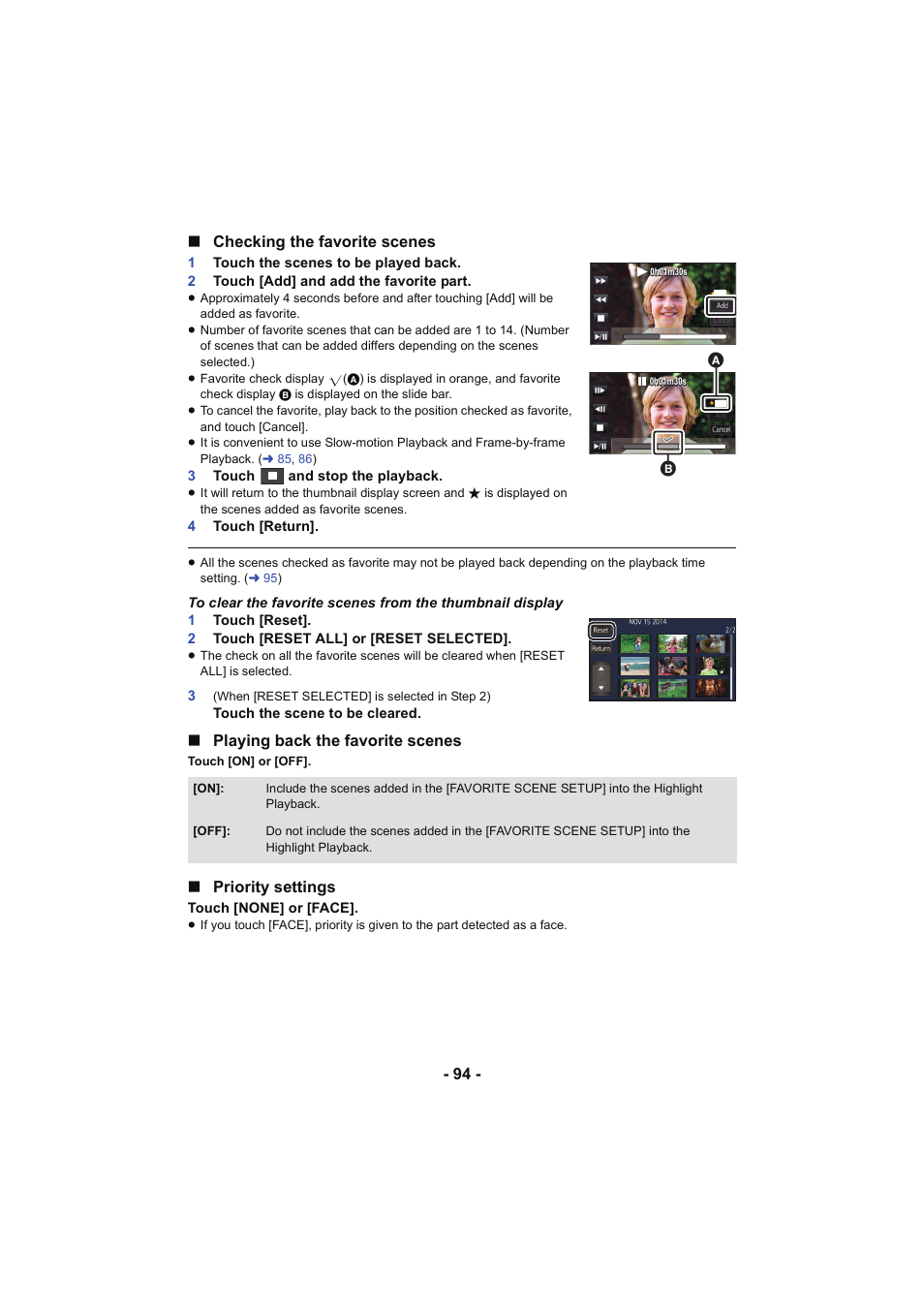 L 94 | Panasonic HC-W850K User Manual | Page 94 / 220