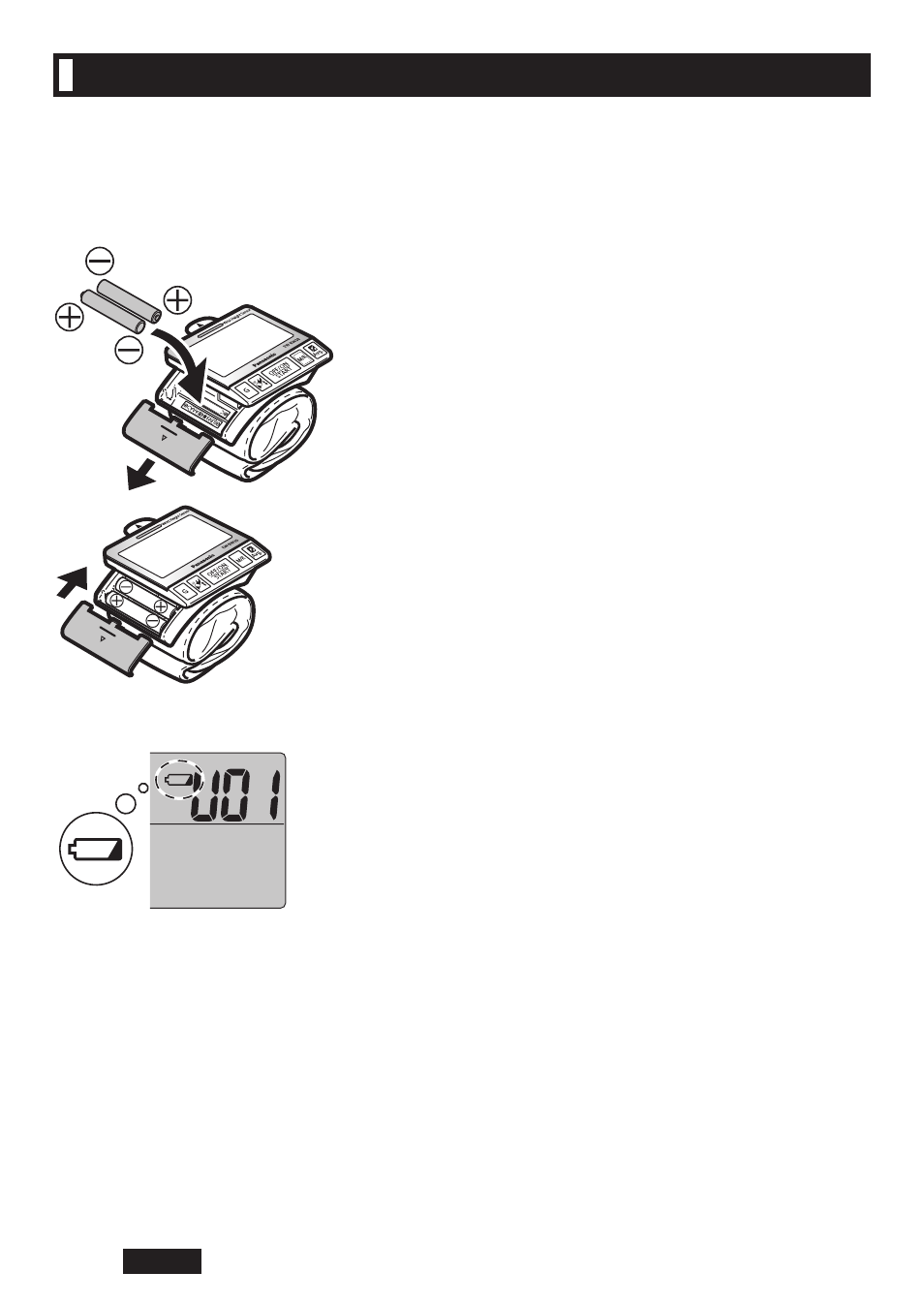 Inserting/replacing batteries | Panasonic EW-BW30S User Manual | Page 10 / 70