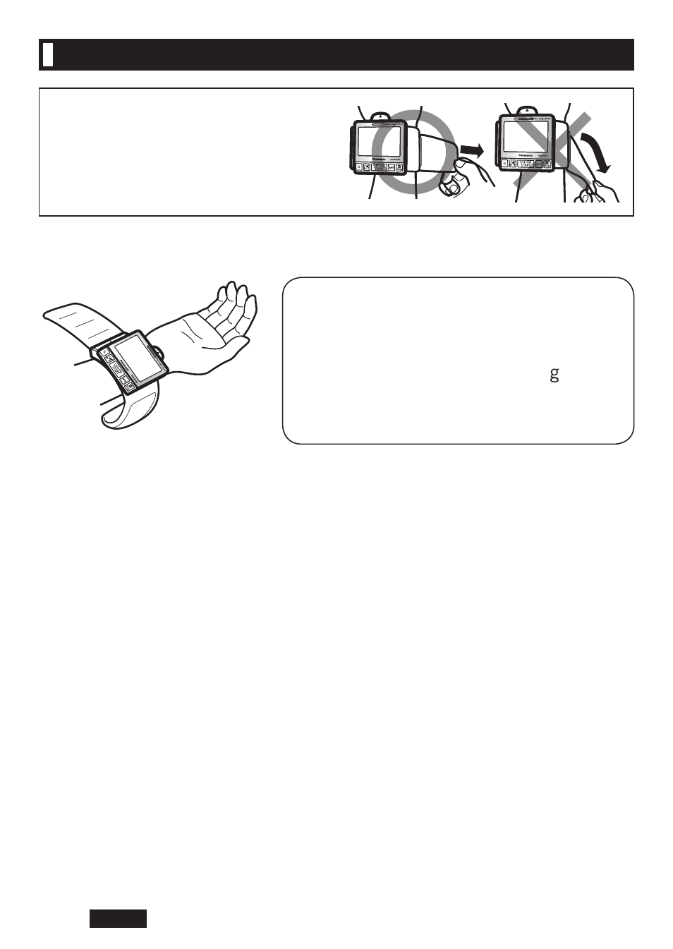 Fitting the pressure cuff | Panasonic EW-BW30S User Manual | Page 14 / 70