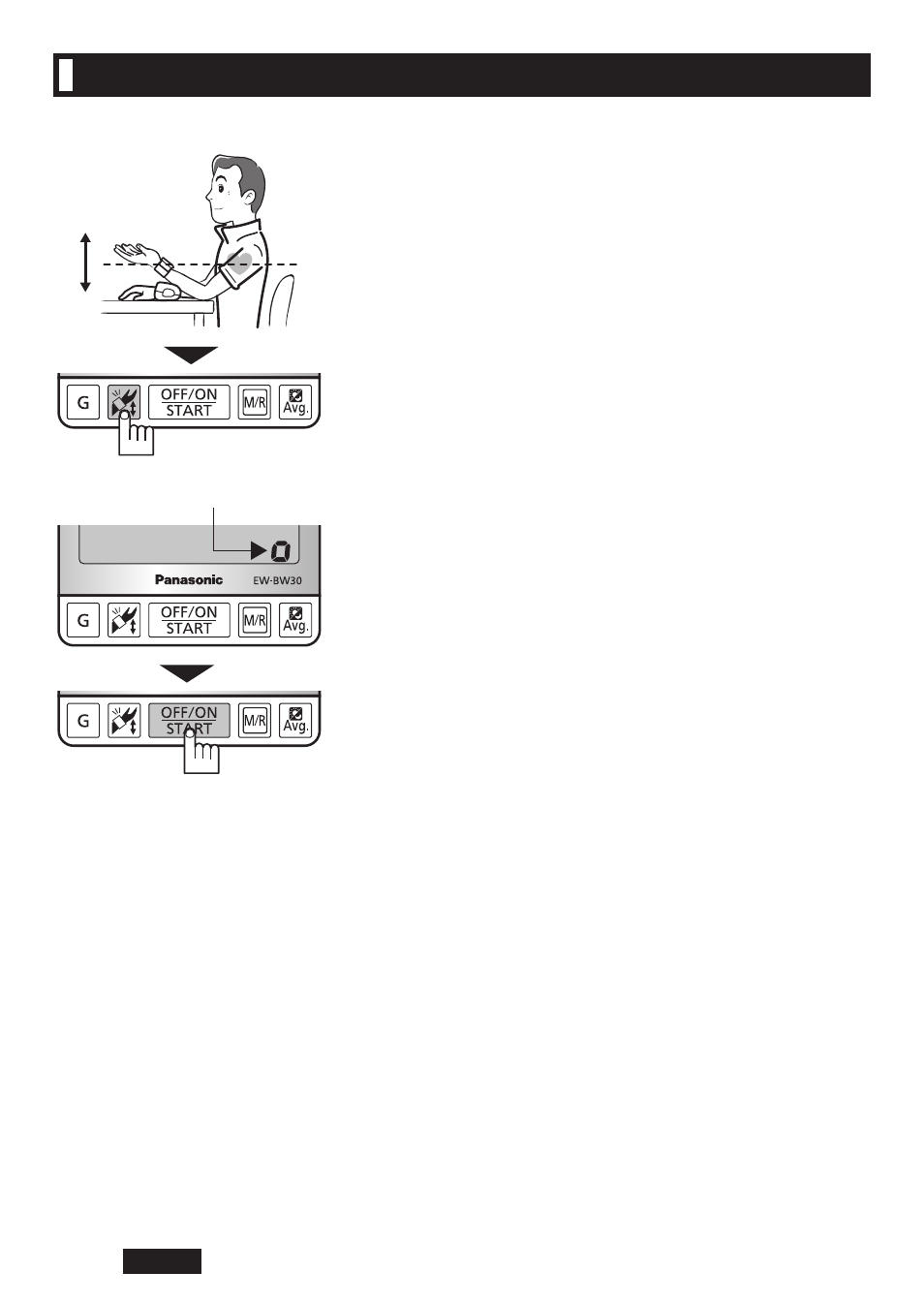 Wrist height sensor | Panasonic EW-BW30S User Manual | Page 18 / 70