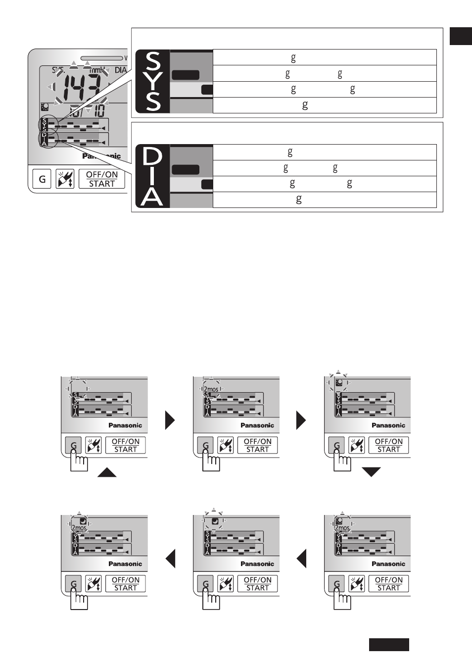 Switching the graph | Panasonic EW-BW30S User Manual | Page 23 / 70