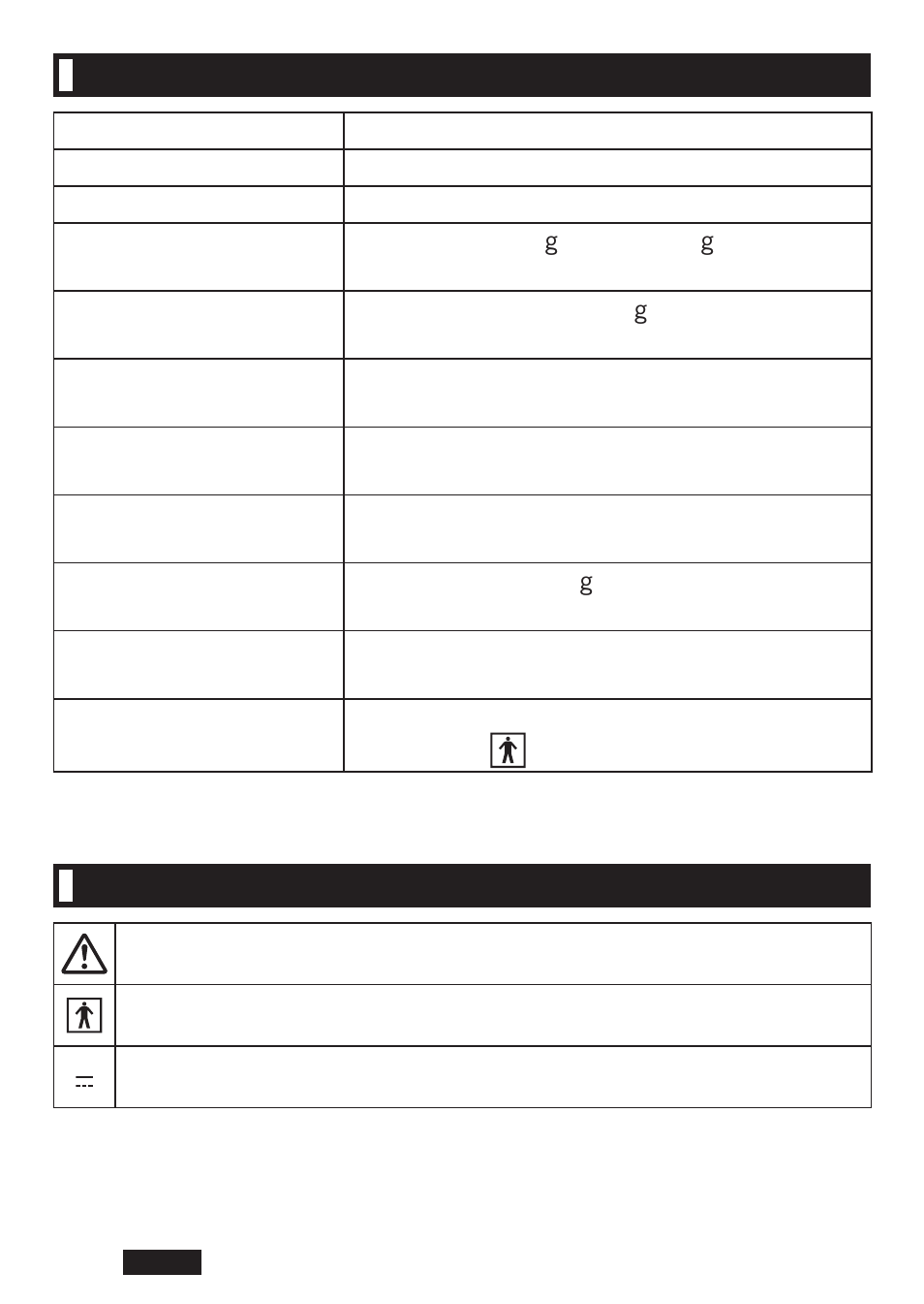 Specifications, Explanation of rating plate symbols | Panasonic EW-BW30S User Manual | Page 32 / 70