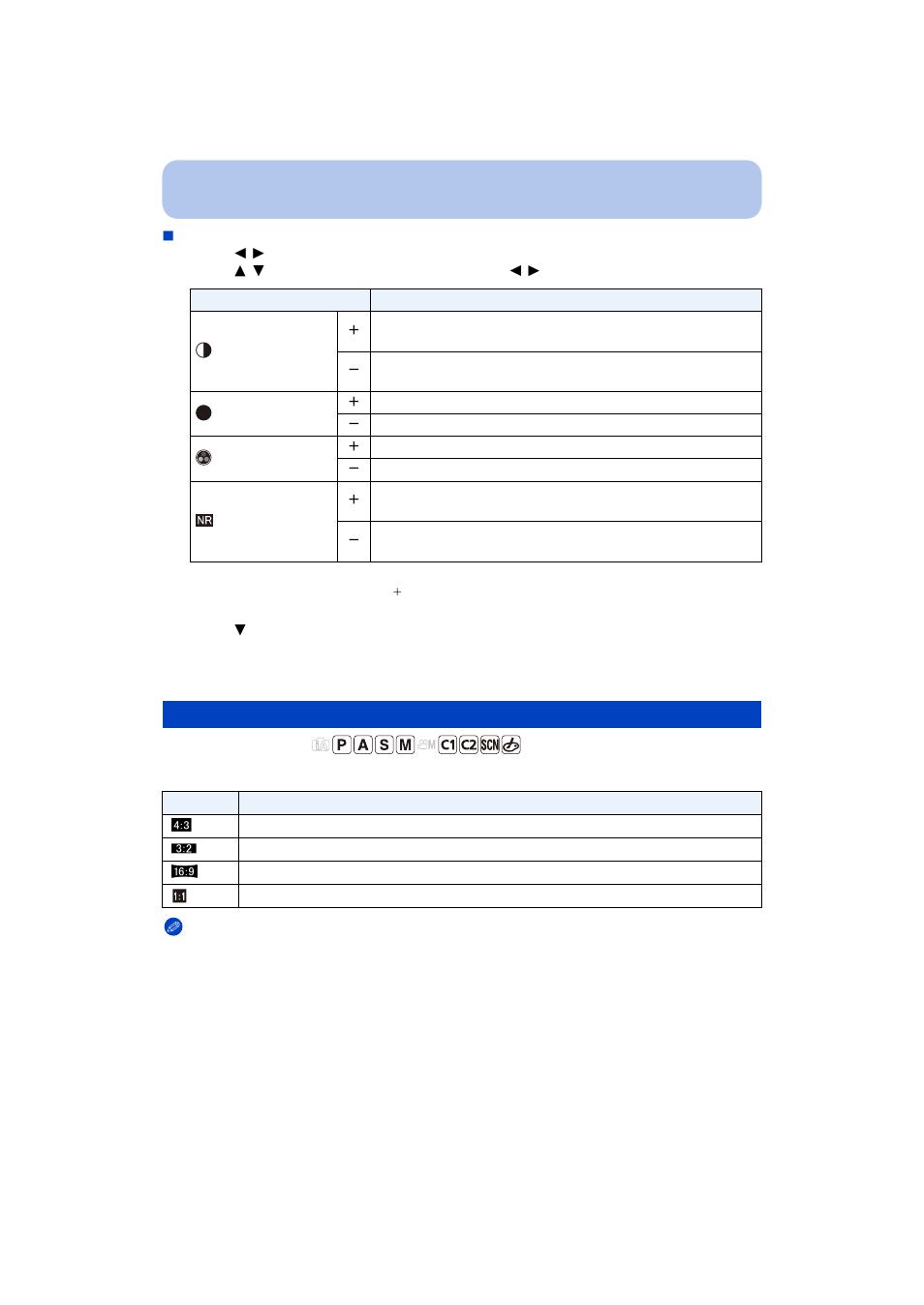 Aspect ratio, P134) | Panasonic DMC-FZ200K User Manual | Page 134 / 220