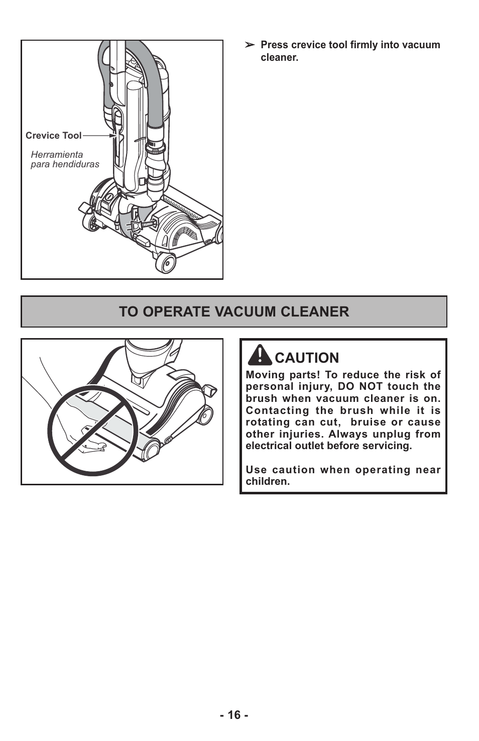 Panasonic MC-UL815 User Manual | Page 16 / 68