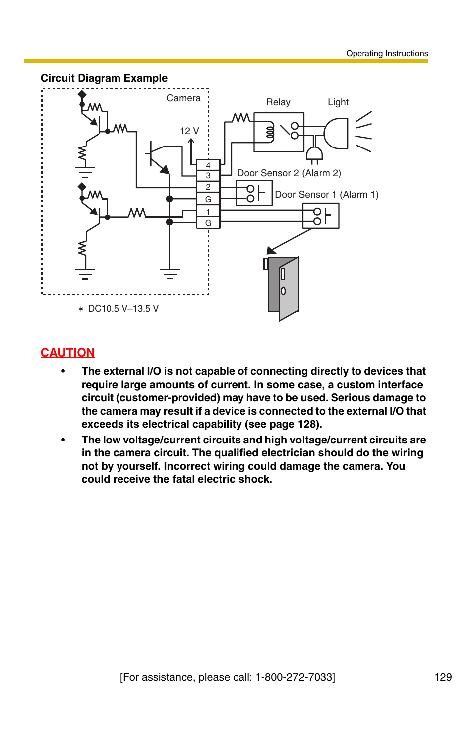 Caution | Panasonic BB-HCM381A User Manual | Page 129 / 160