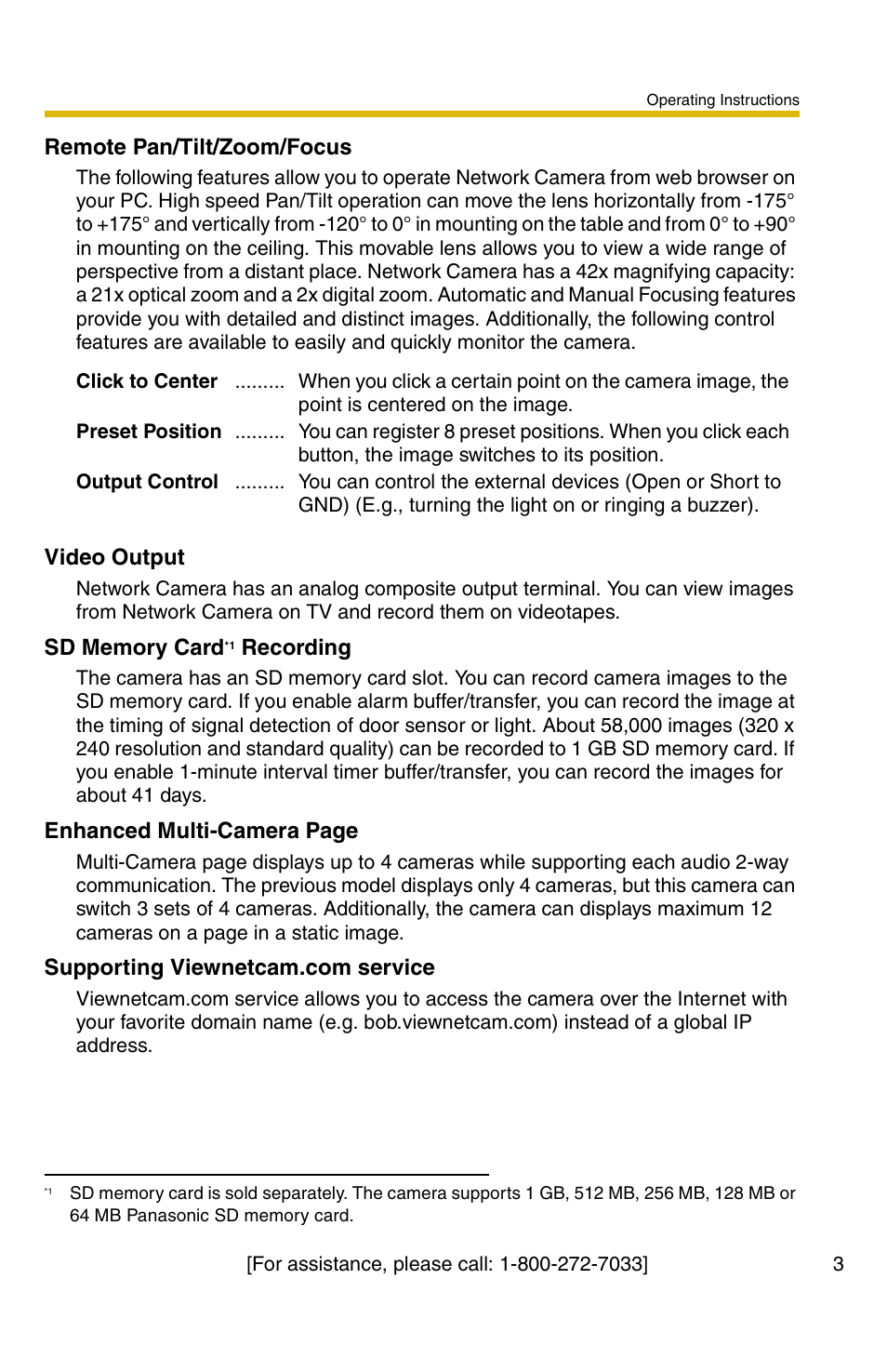 Panasonic BB-HCM381A User Manual | Page 3 / 160