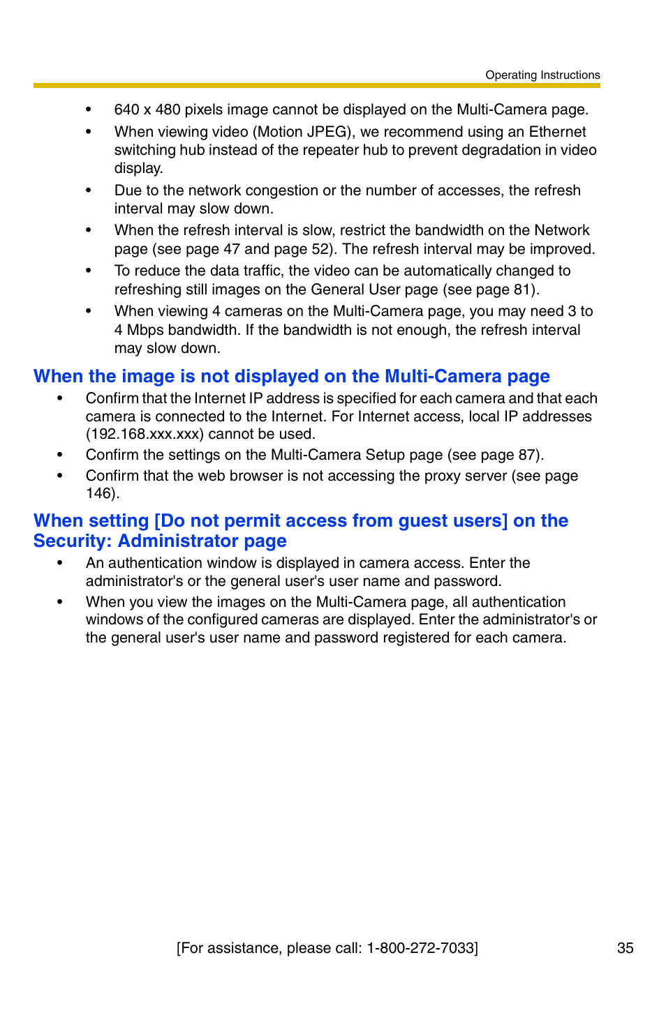 Panasonic BB-HCM381A User Manual | Page 35 / 160