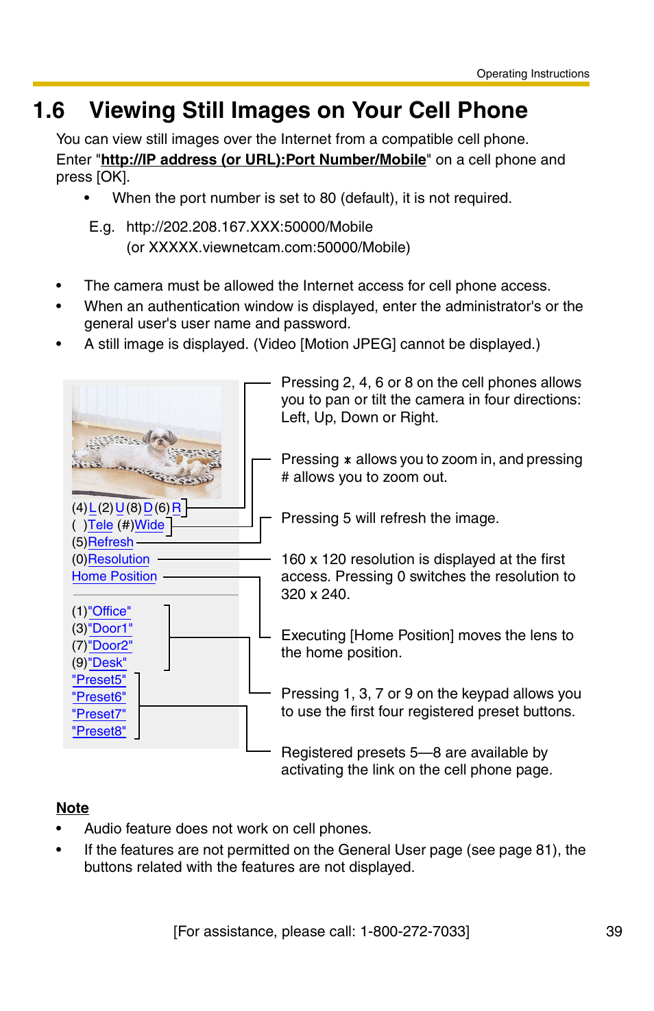 6 viewing still images on your cell phone | Panasonic BB-HCM381A User Manual | Page 39 / 160