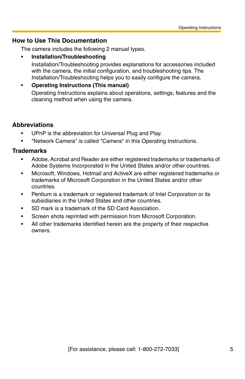 Panasonic BB-HCM381A User Manual | Page 5 / 160