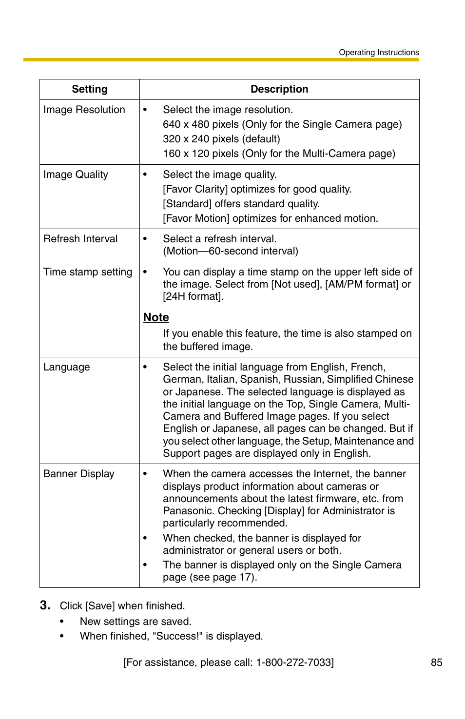 Panasonic BB-HCM381A User Manual | Page 85 / 160