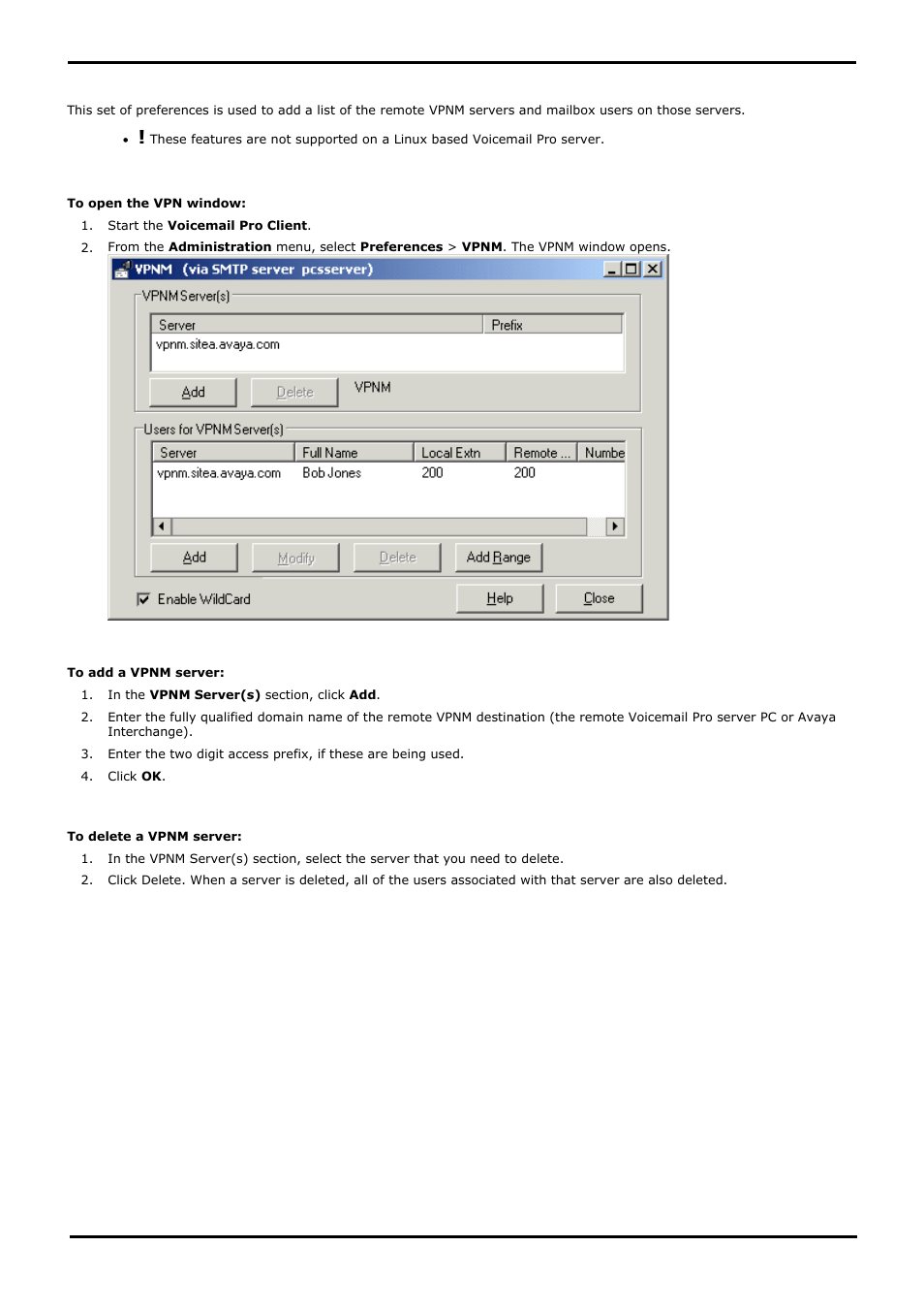 Vpnm, 7 vpnm | Avaya IP Office User Manual | Page 107 / 138