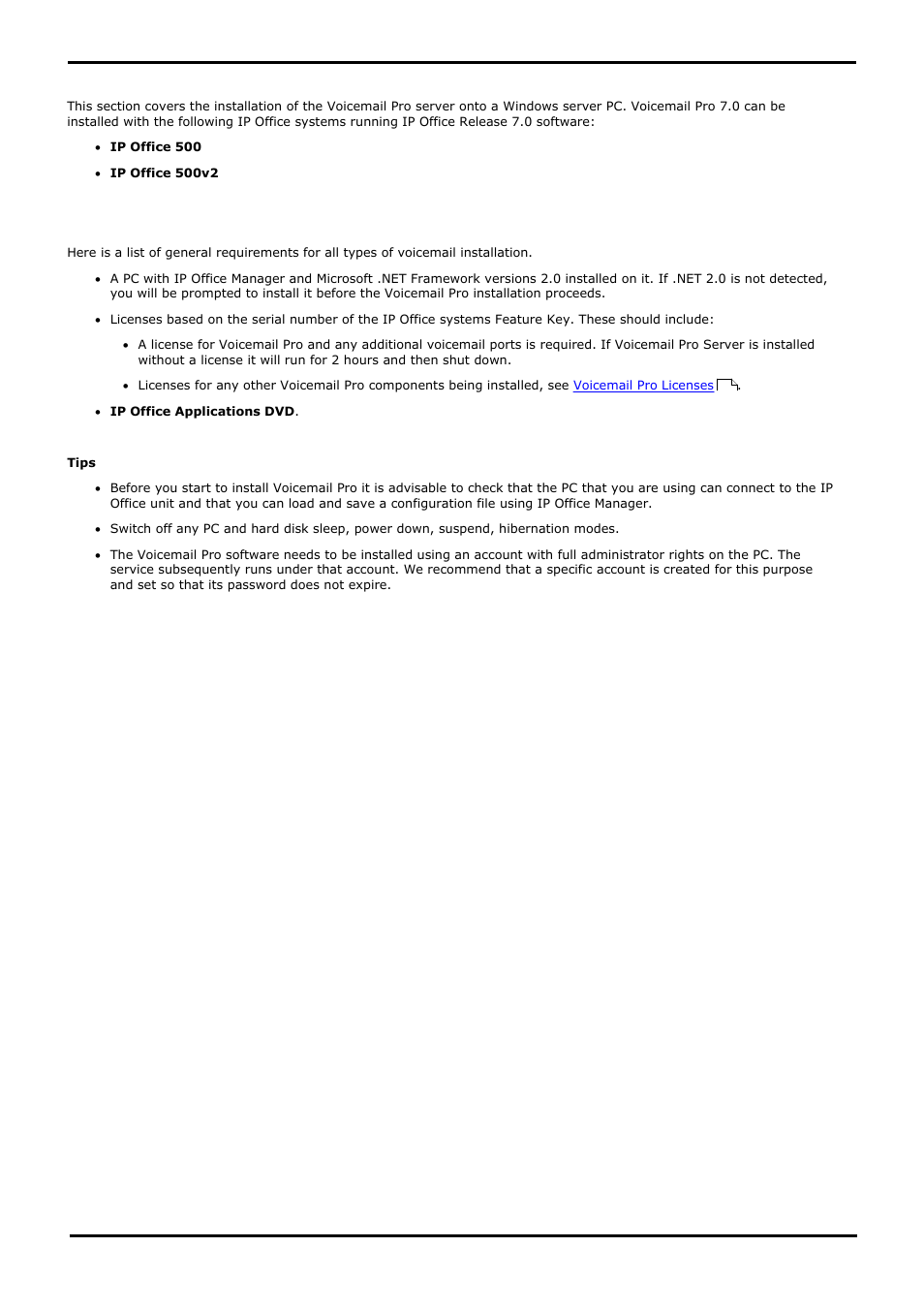 Windows server installation, General installation requirements, 1 general installation requirements | 4 housekeeping | Avaya IP Office User Manual | Page 14 / 138