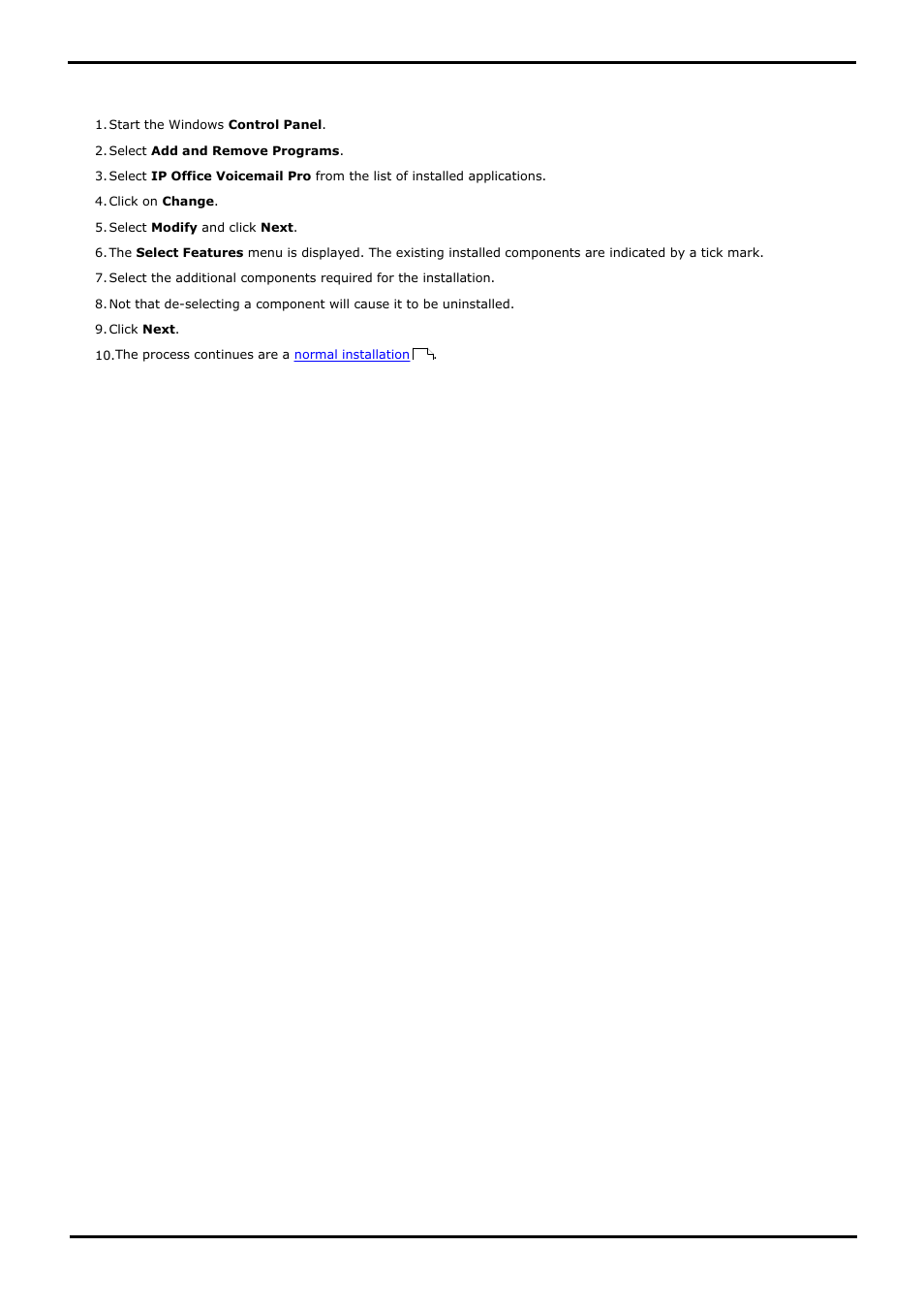 Modifying the installed components, 1 modifying the installed components, 4 distributed voicemail servers | Avaya IP Office User Manual | Page 24 / 138