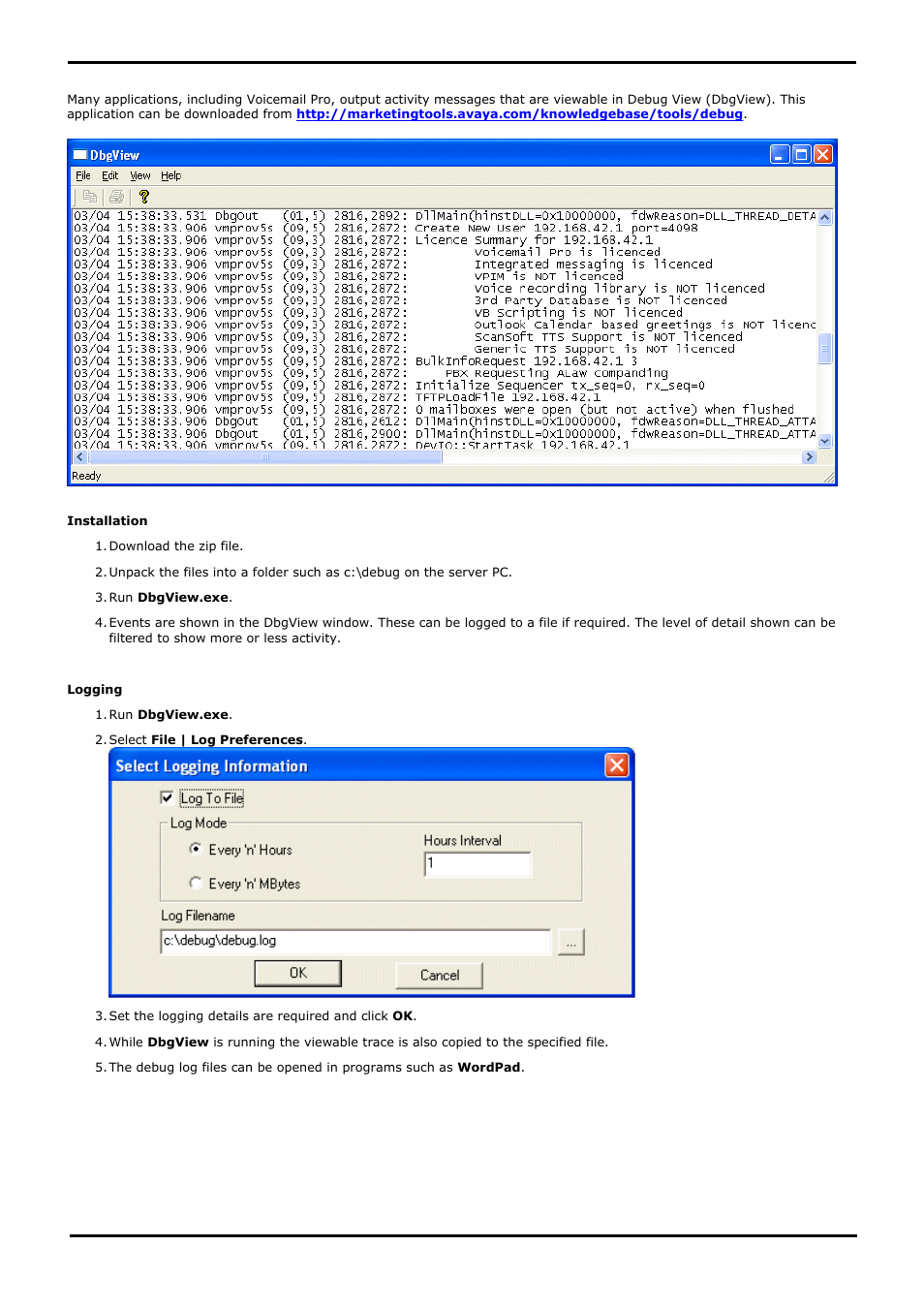 Tracing in debug, 3 tracing in debug | Avaya IP Office User Manual | Page 69 / 138