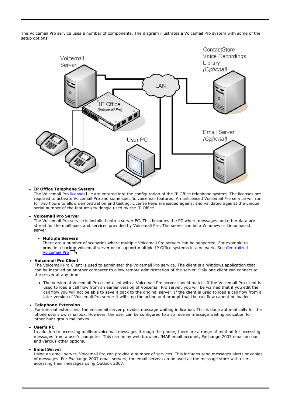 Voicemail pro, 1 general | Avaya IP Office User Manual | Page 7 / 138