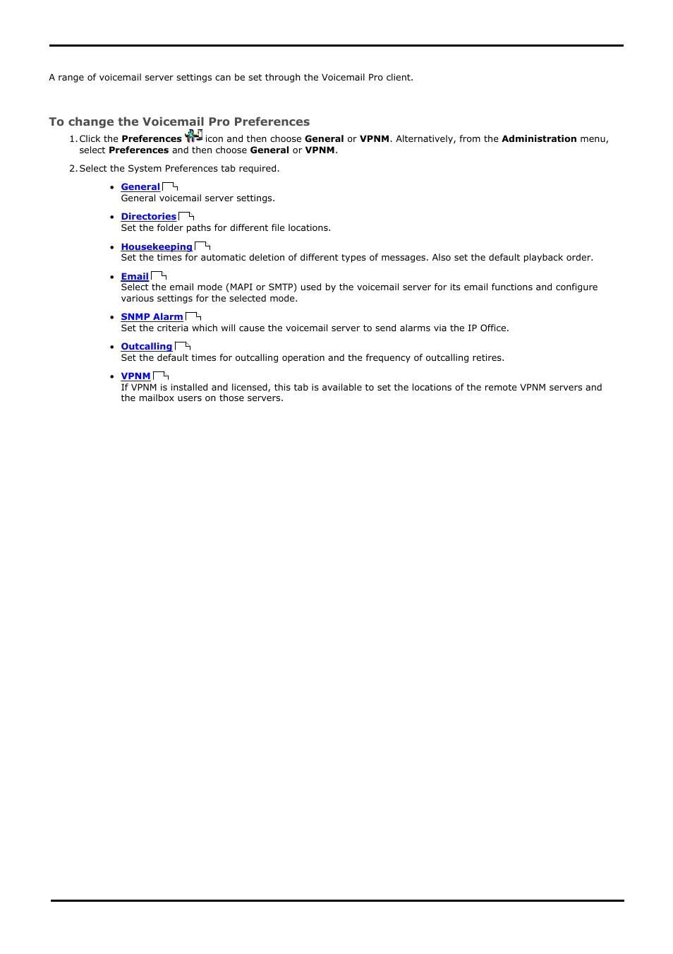 System preferences | Avaya IP Office User Manual | Page 92 / 138