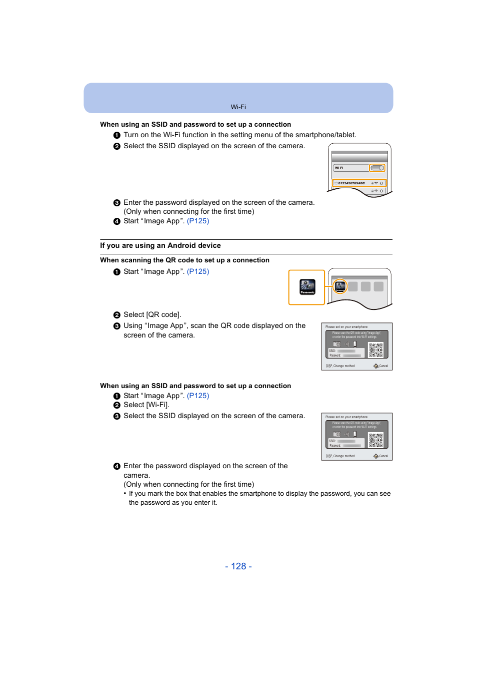 Panasonic DMC-ZS35W User Manual | Page 128 / 186