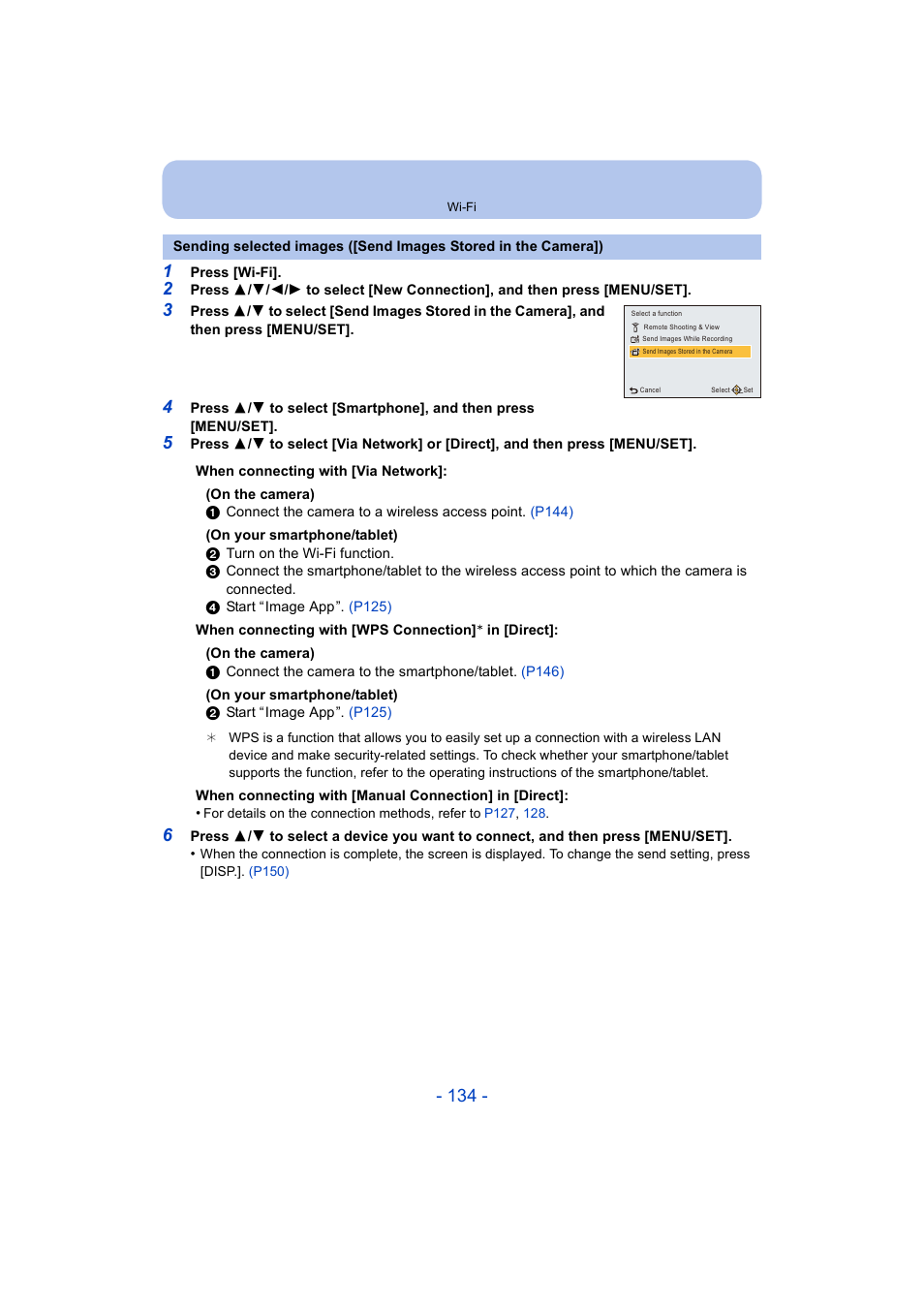 P134 | Panasonic DMC-ZS35W User Manual | Page 134 / 186