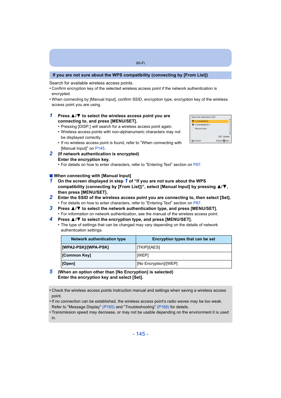 Panasonic DMC-ZS35W User Manual | Page 145 / 186