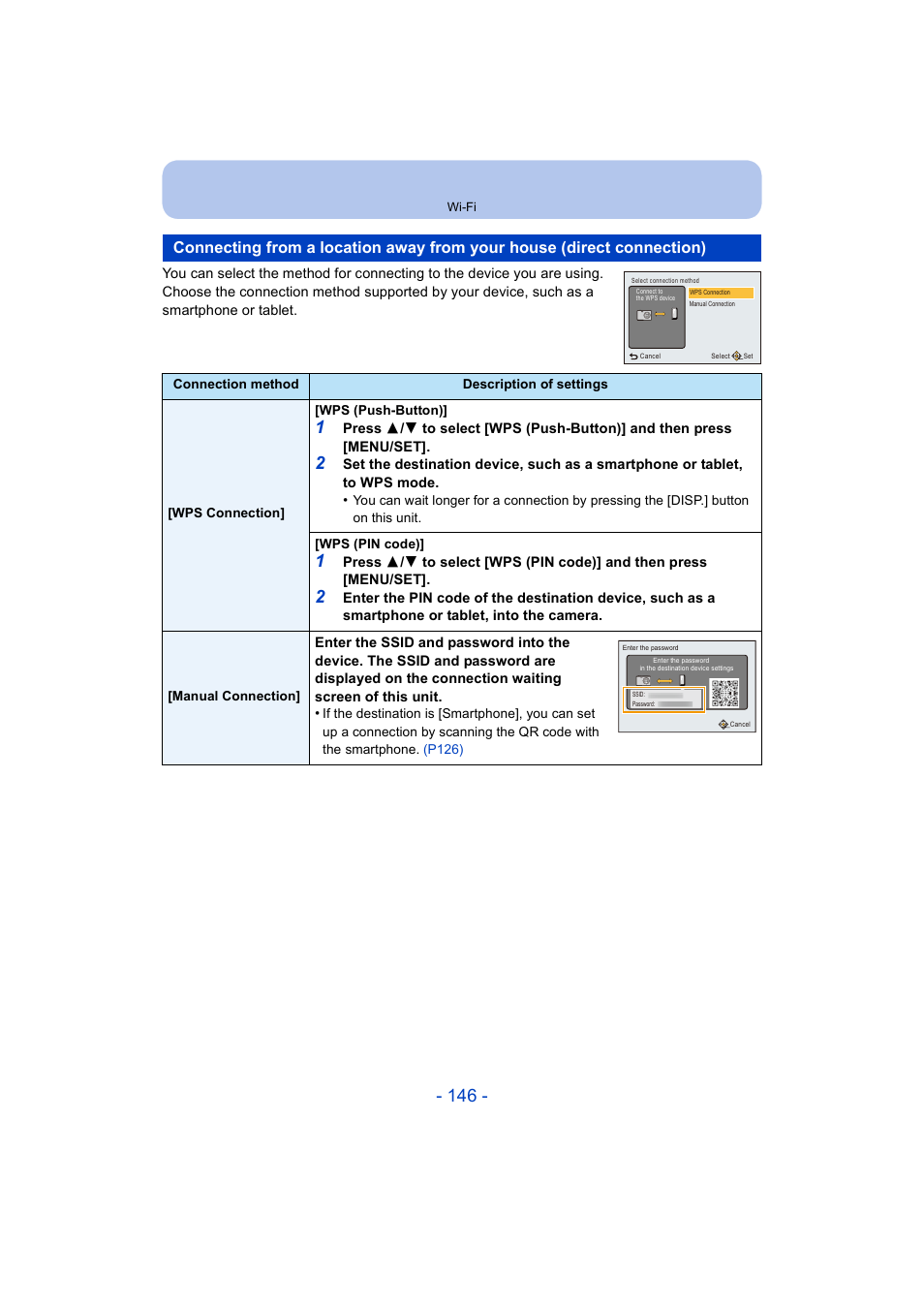 P146, P146) | Panasonic DMC-ZS35W User Manual | Page 146 / 186