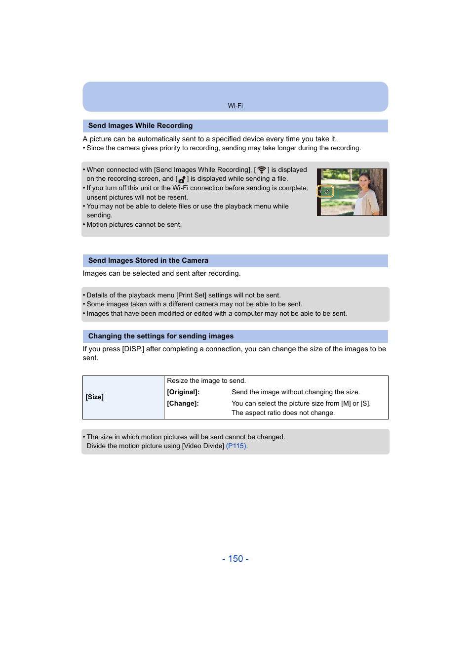 P150, P150) | Panasonic DMC-ZS35W User Manual | Page 150 / 186