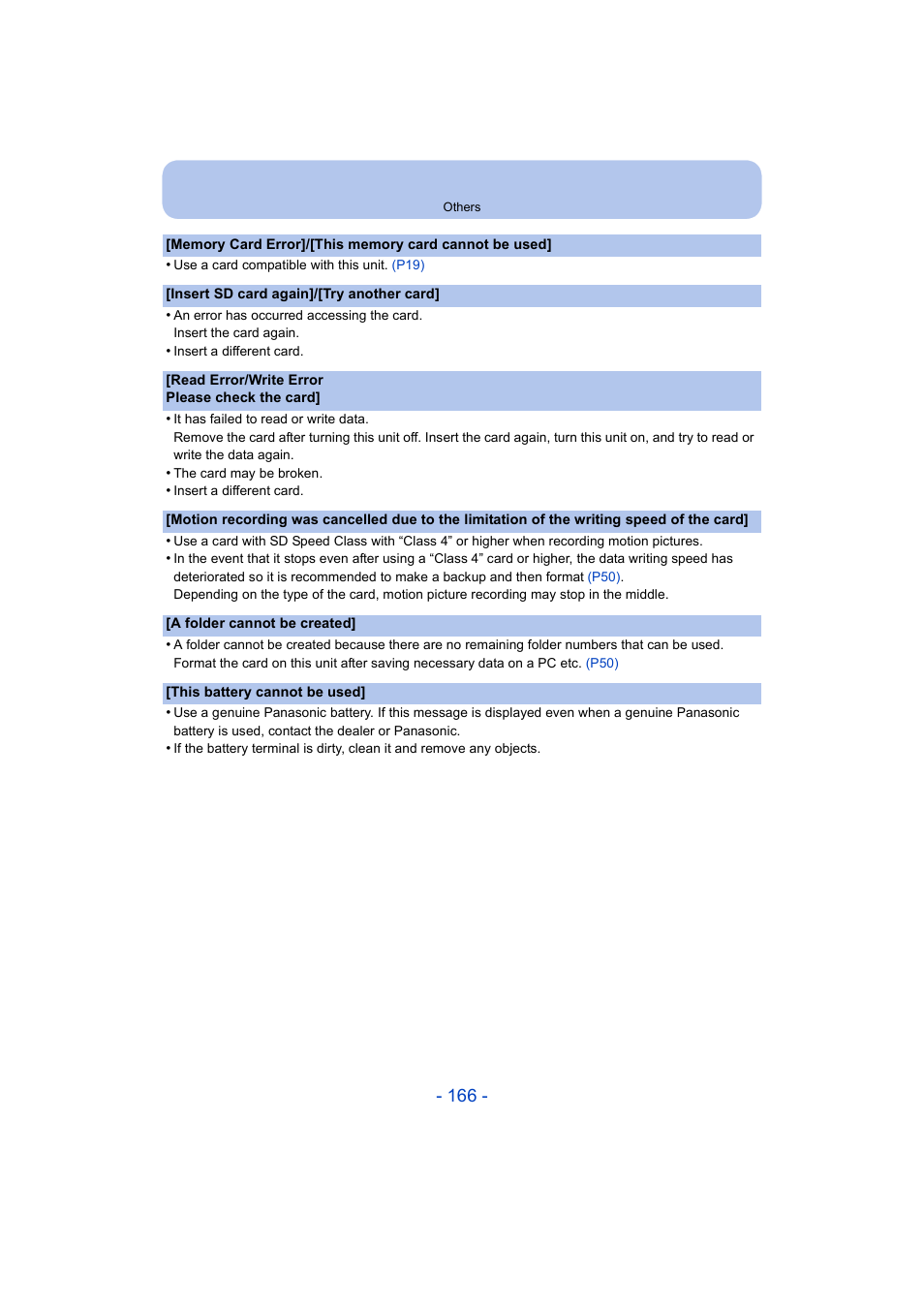 Panasonic DMC-ZS35W User Manual | Page 166 / 186
