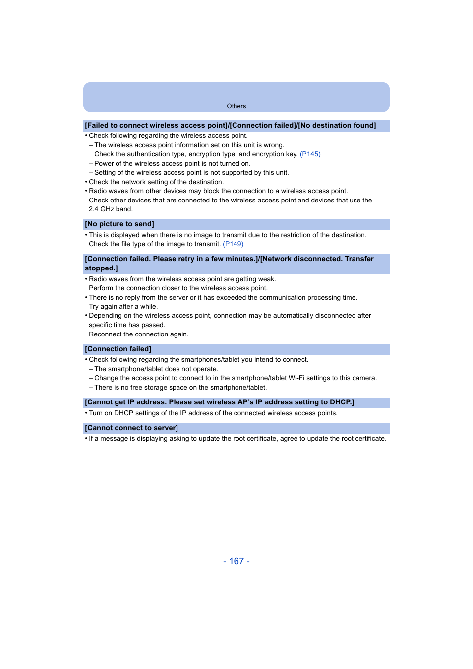 Panasonic DMC-ZS35W User Manual | Page 167 / 186