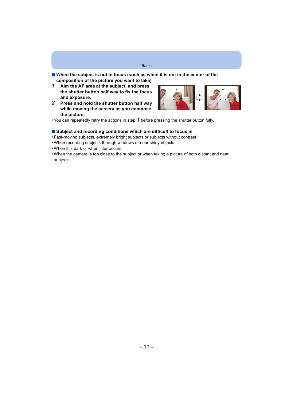 Panasonic DMC-ZS35W User Manual | Page 33 / 186