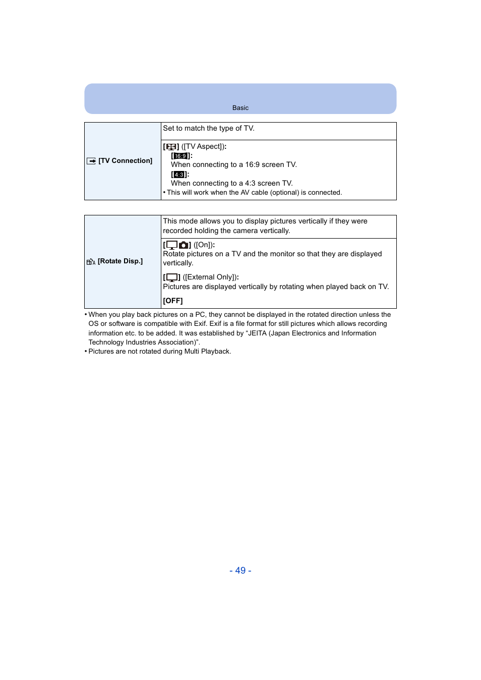 P49) | Panasonic DMC-ZS35W User Manual | Page 49 / 186