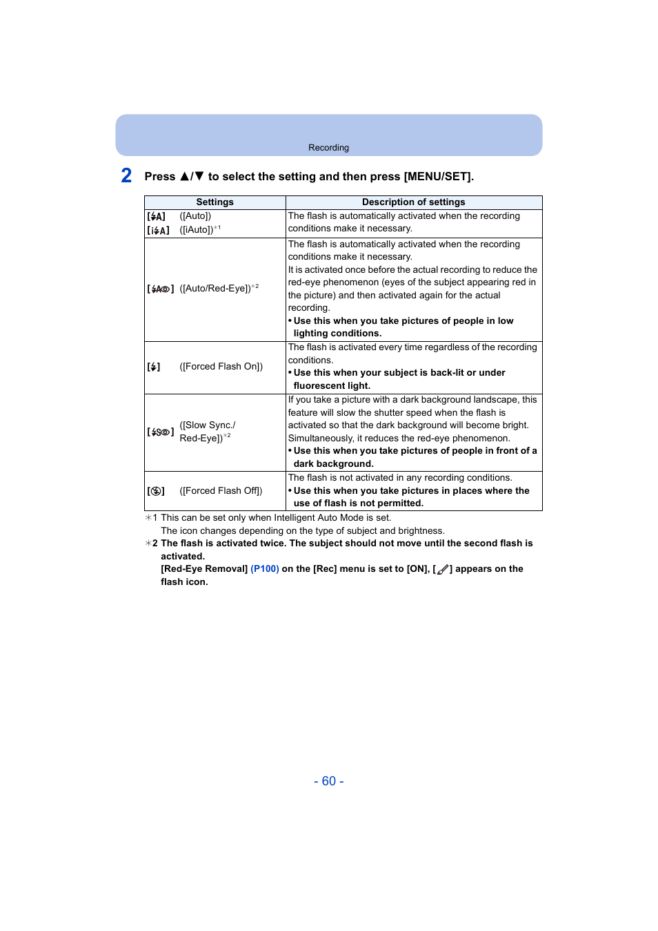 Panasonic DMC-ZS35W User Manual | Page 60 / 186