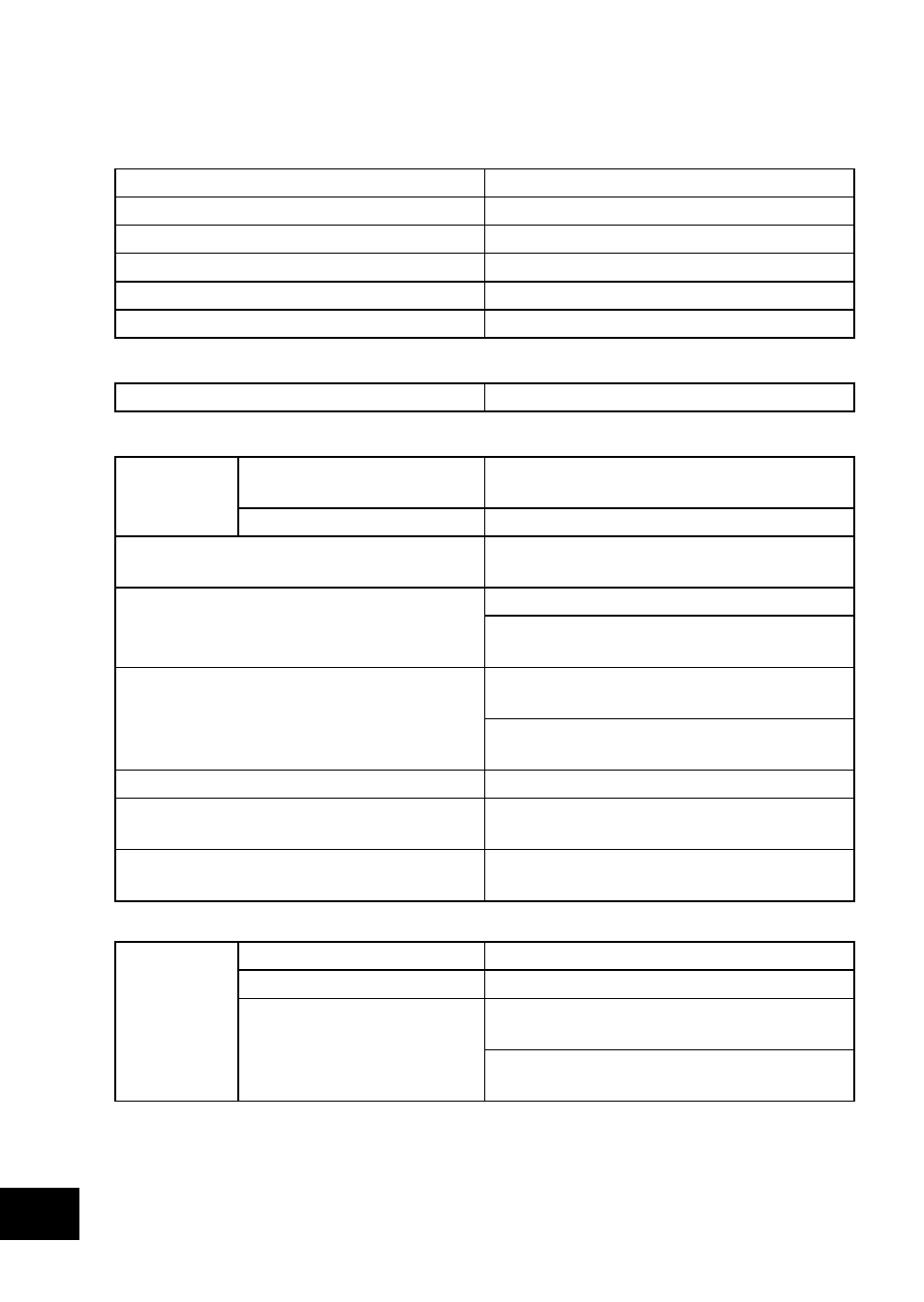 Specifications | Panasonic RP-BTGS10-K User Manual | Page 20 / 92