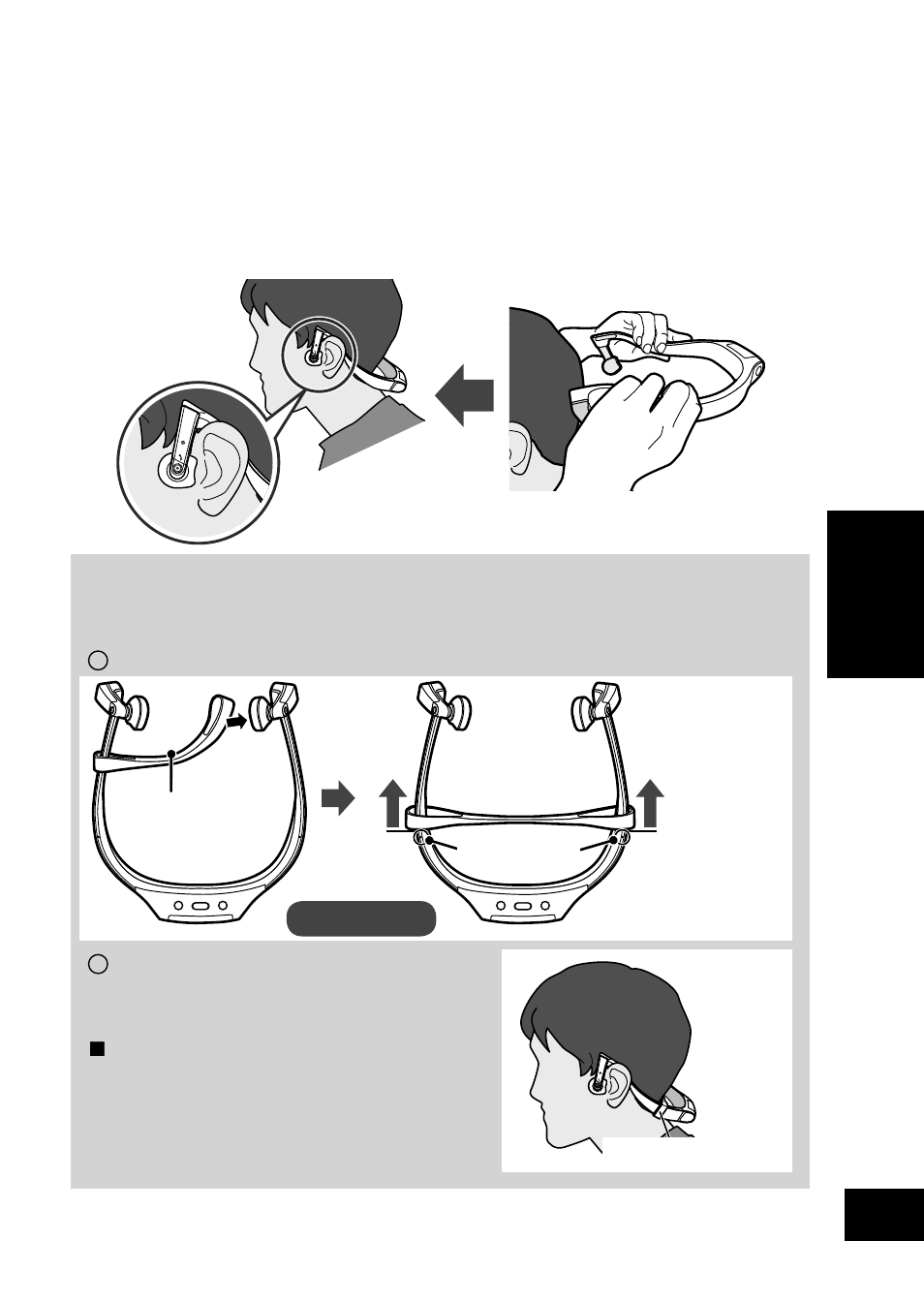 Como colocarse los auriculares, Esp añol | Panasonic RP-BTGS10-K User Manual | Page 55 / 92