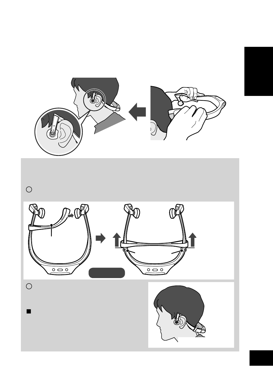 How to wear the headset, English | Panasonic RP-BTGS10-K User Manual | Page 9 / 92