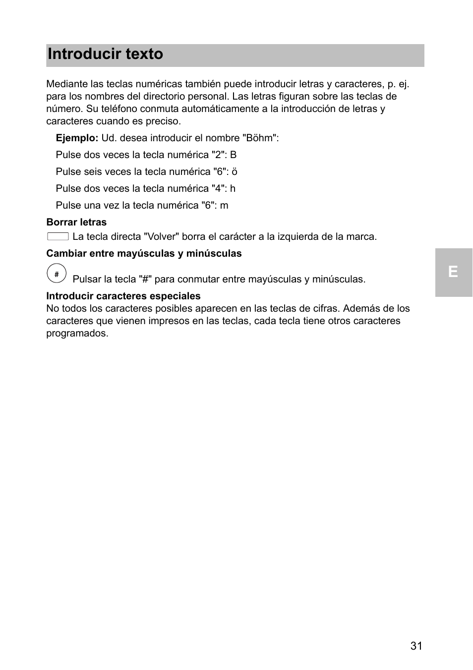 Introducir texto | Avaya one-X 1603 User Manual | Page 31 / 64