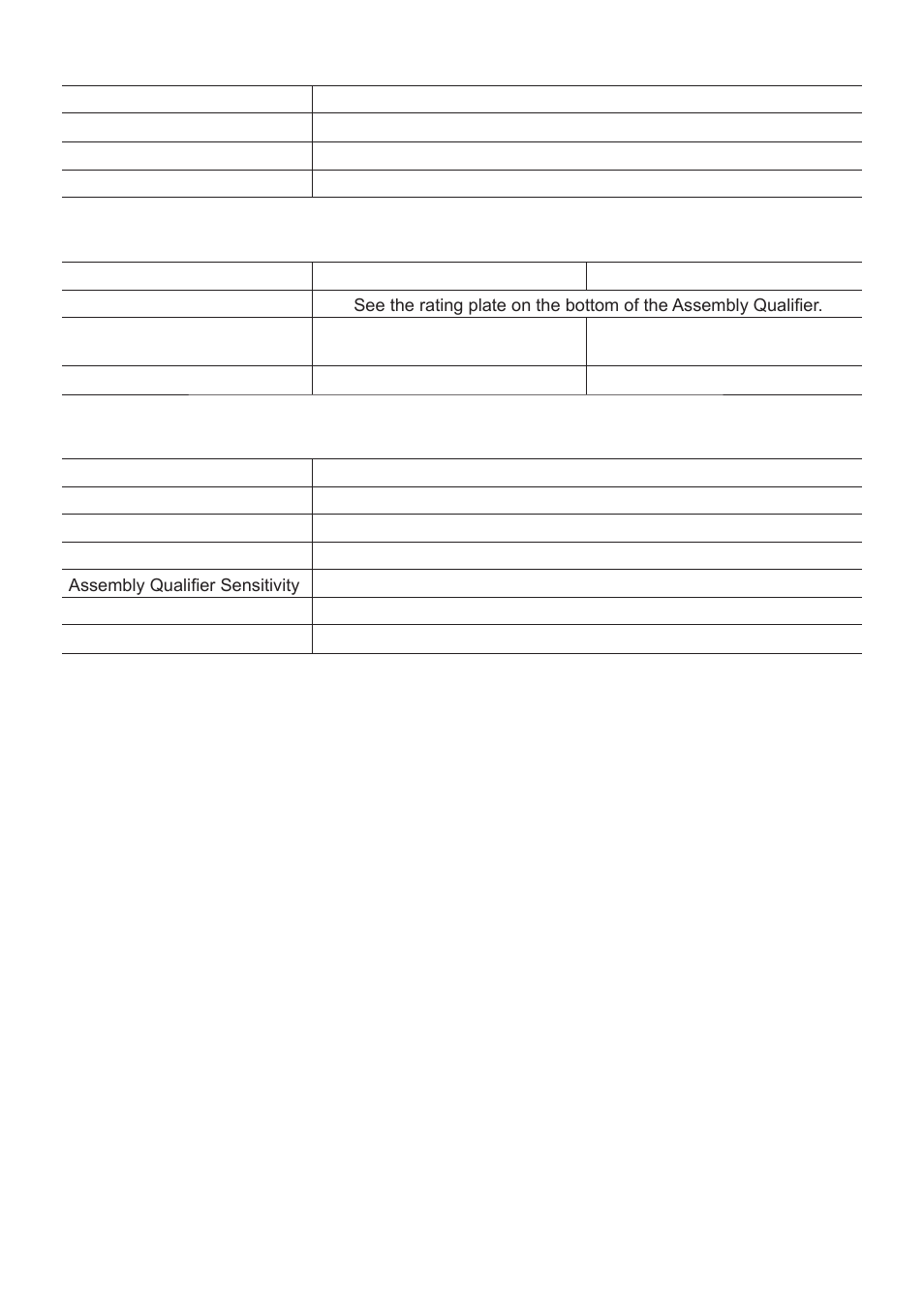 Remote control (not included with shipment), Assembly qualifier (not included with shipment), Radio information | Channel frequencies | Panasonic EYFMA1J User Manual | Page 19 / 56