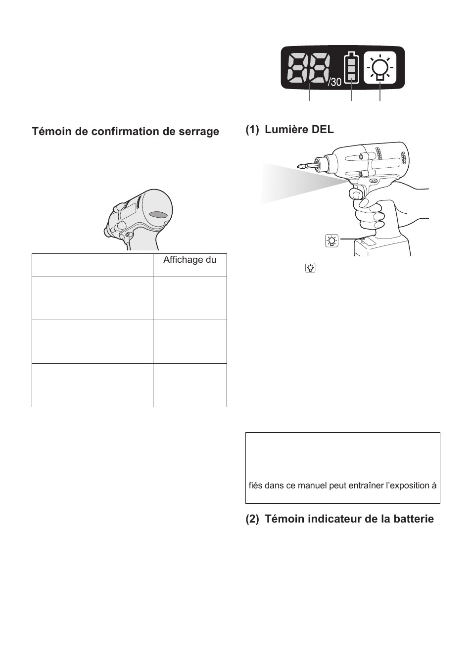 Panneau de commande | Panasonic EYFMA1J User Manual | Page 26 / 56