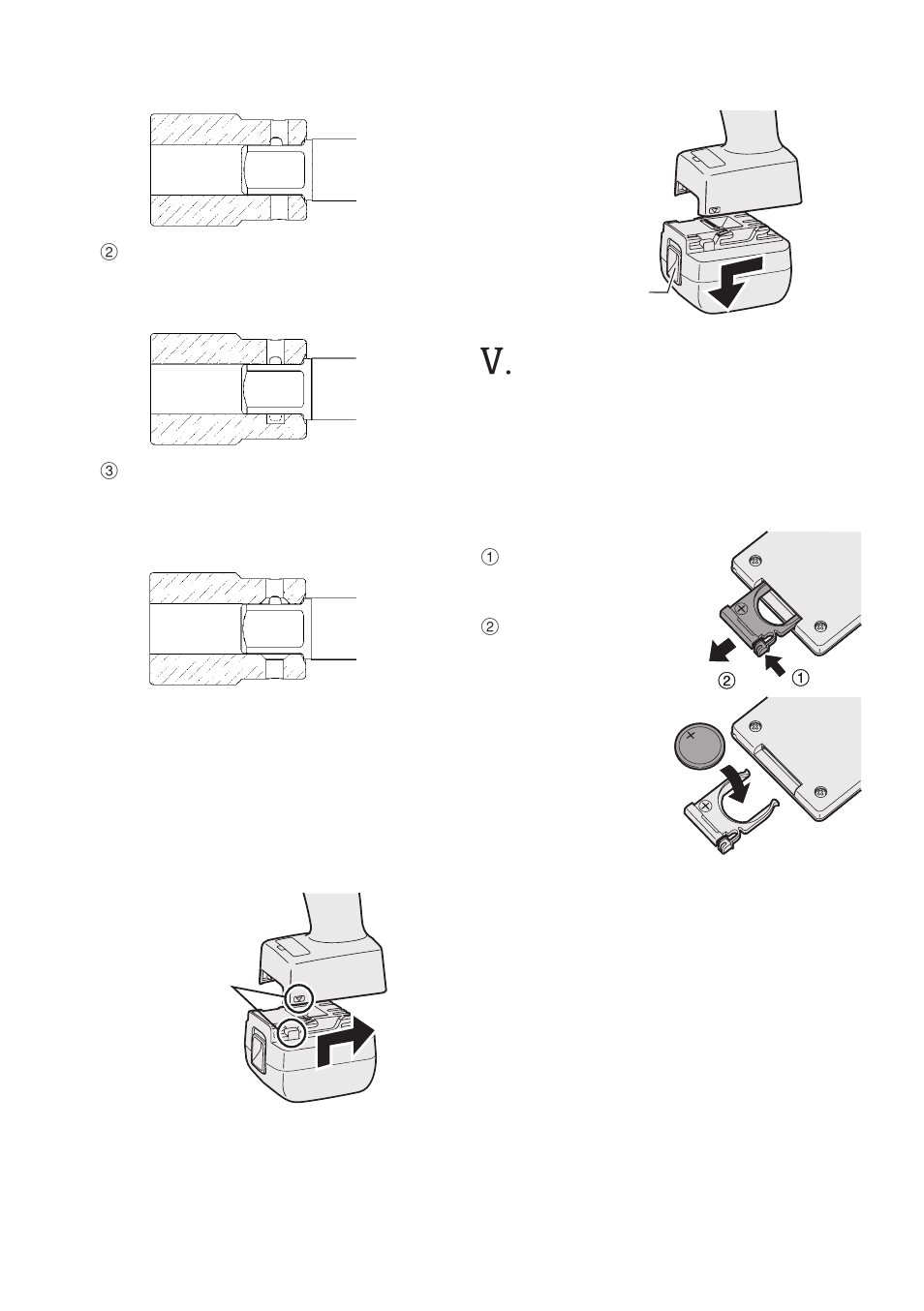 Funcionamiento, Colocación y extracción de la batería | Panasonic EYFMA1J User Manual | Page 42 / 56