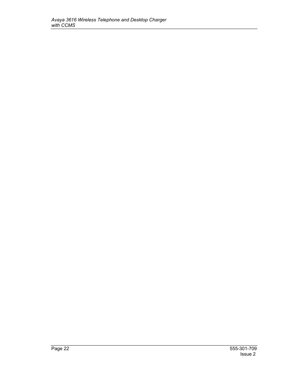 Avaya 3616 User Manual | Page 22 / 22