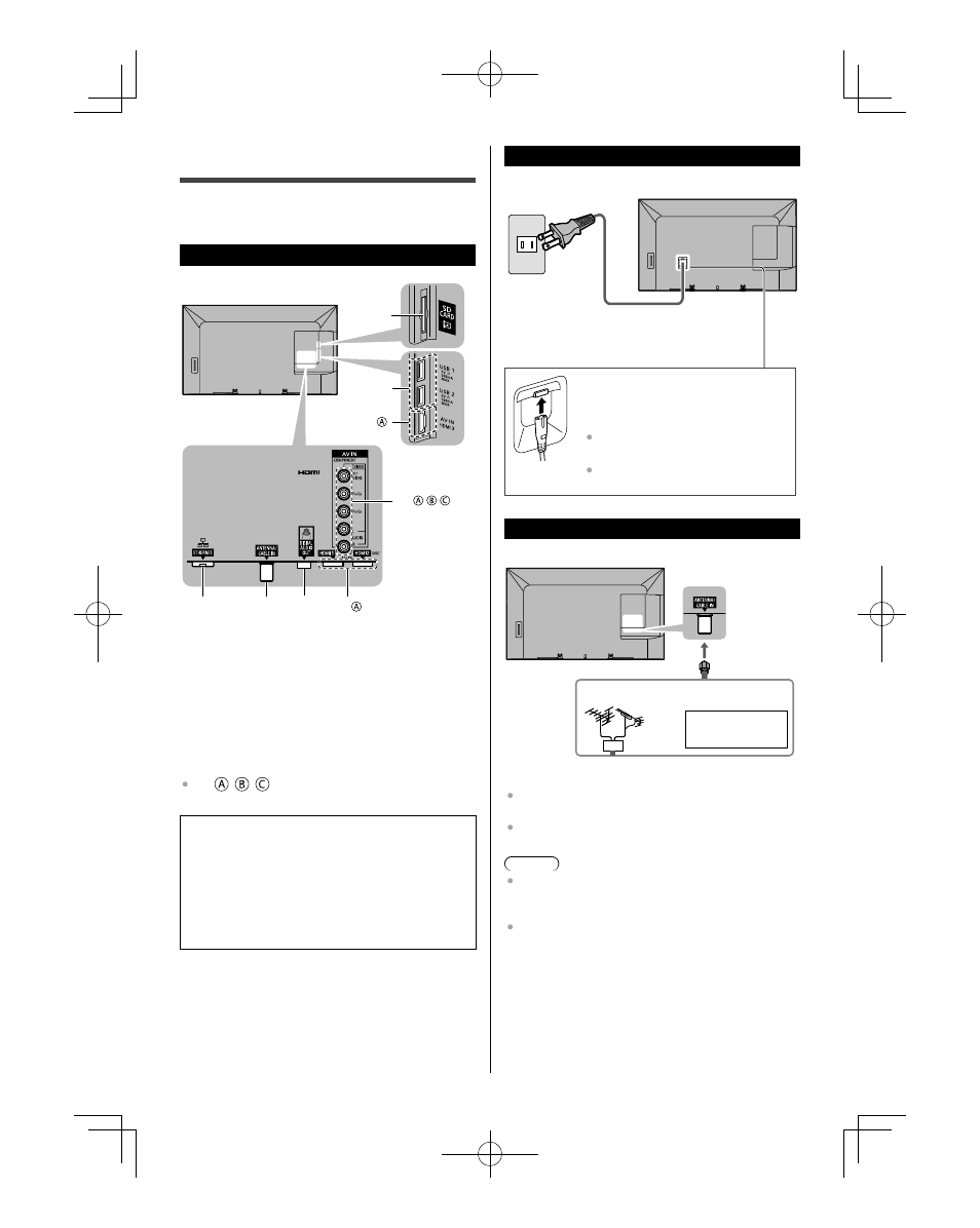 Connections | Panasonic TC-60AS650U User Manual | Page 11 / 28