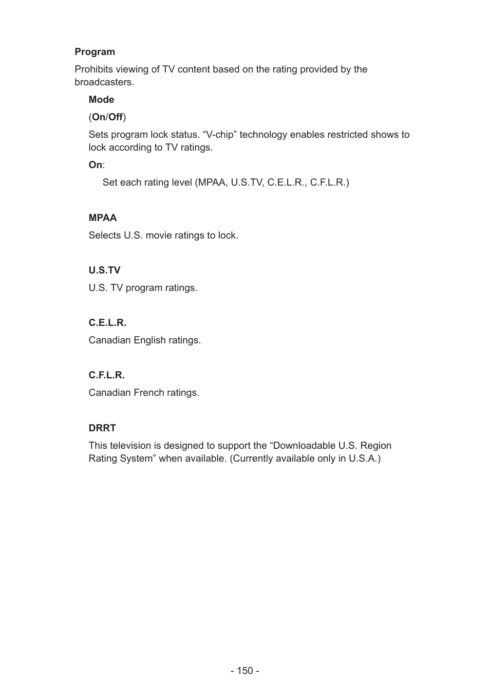 Panasonic TC-60AS650U User Manual | Page 150 / 184