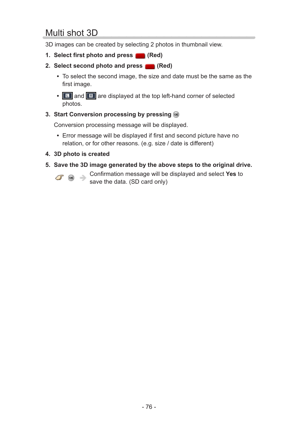 Multi shot 3d, Multi shot 3d 76 | Panasonic TC-60AS650U User Manual | Page 76 / 184